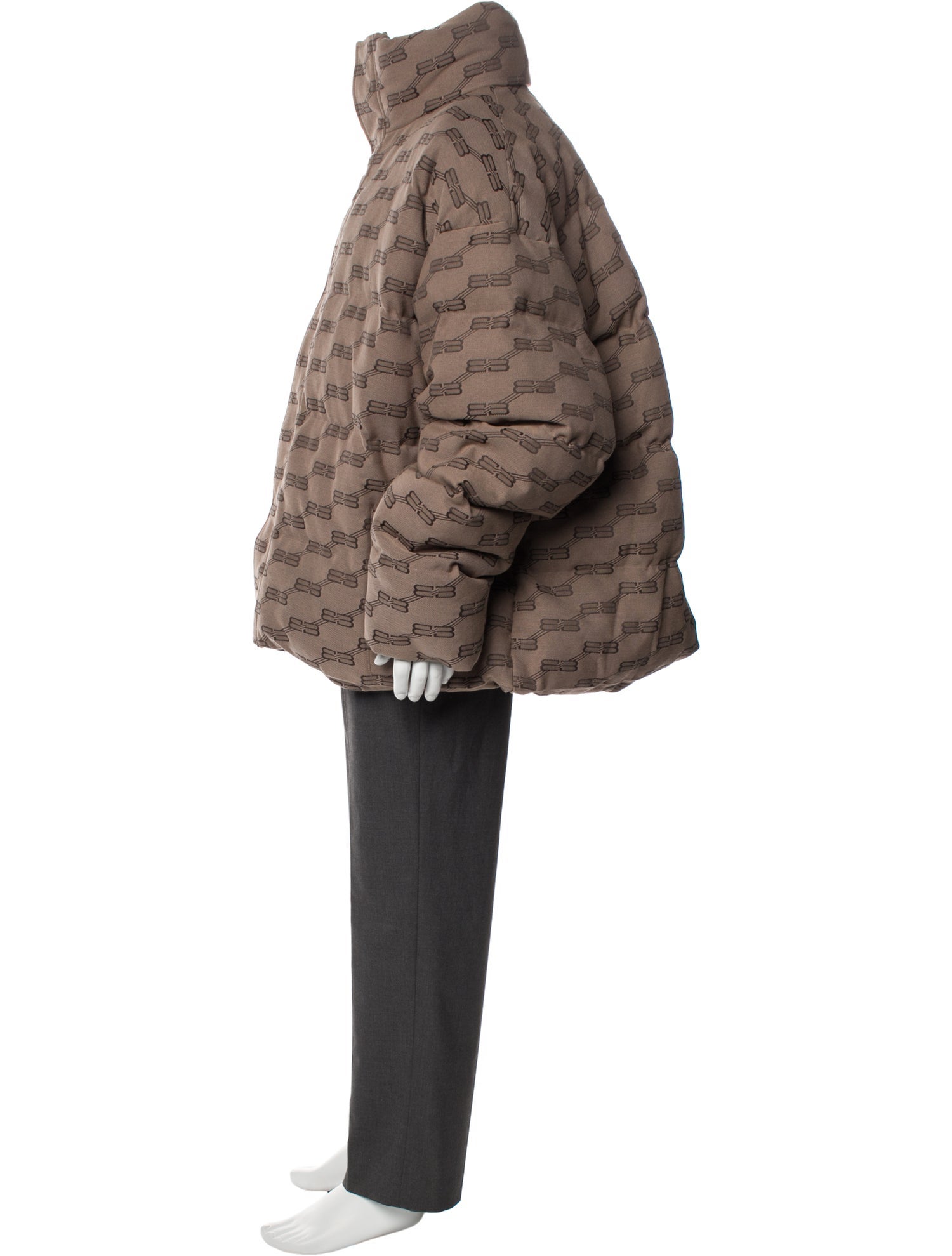 Balenciaga 2023 BB Monogram Parka