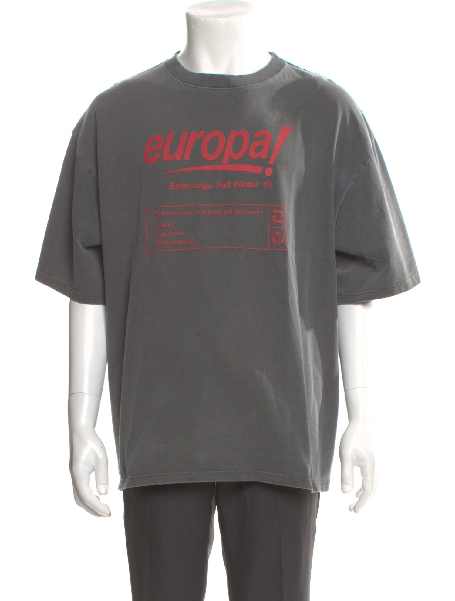 Balenciaga 2018 Graphic Print T-Shirt