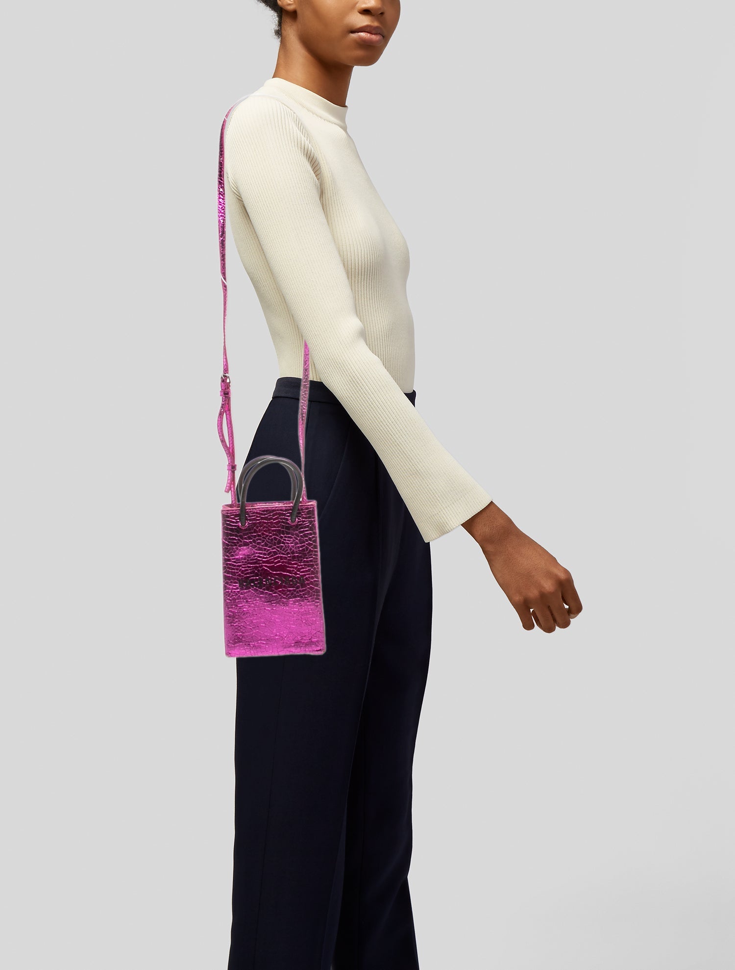 Balenciaga Shopping Phone Holder