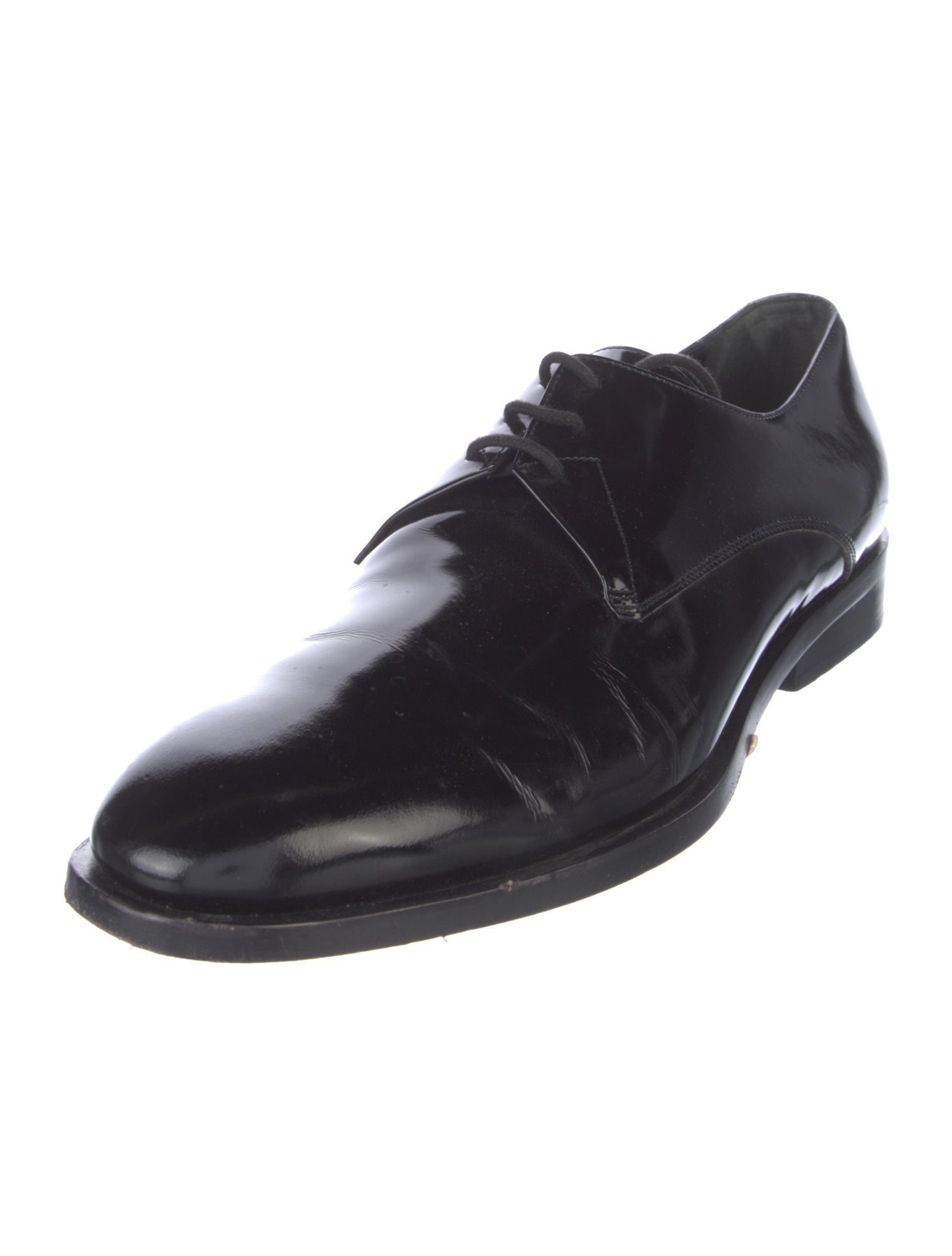 Balenciaga Patent Leather Derby Shoes