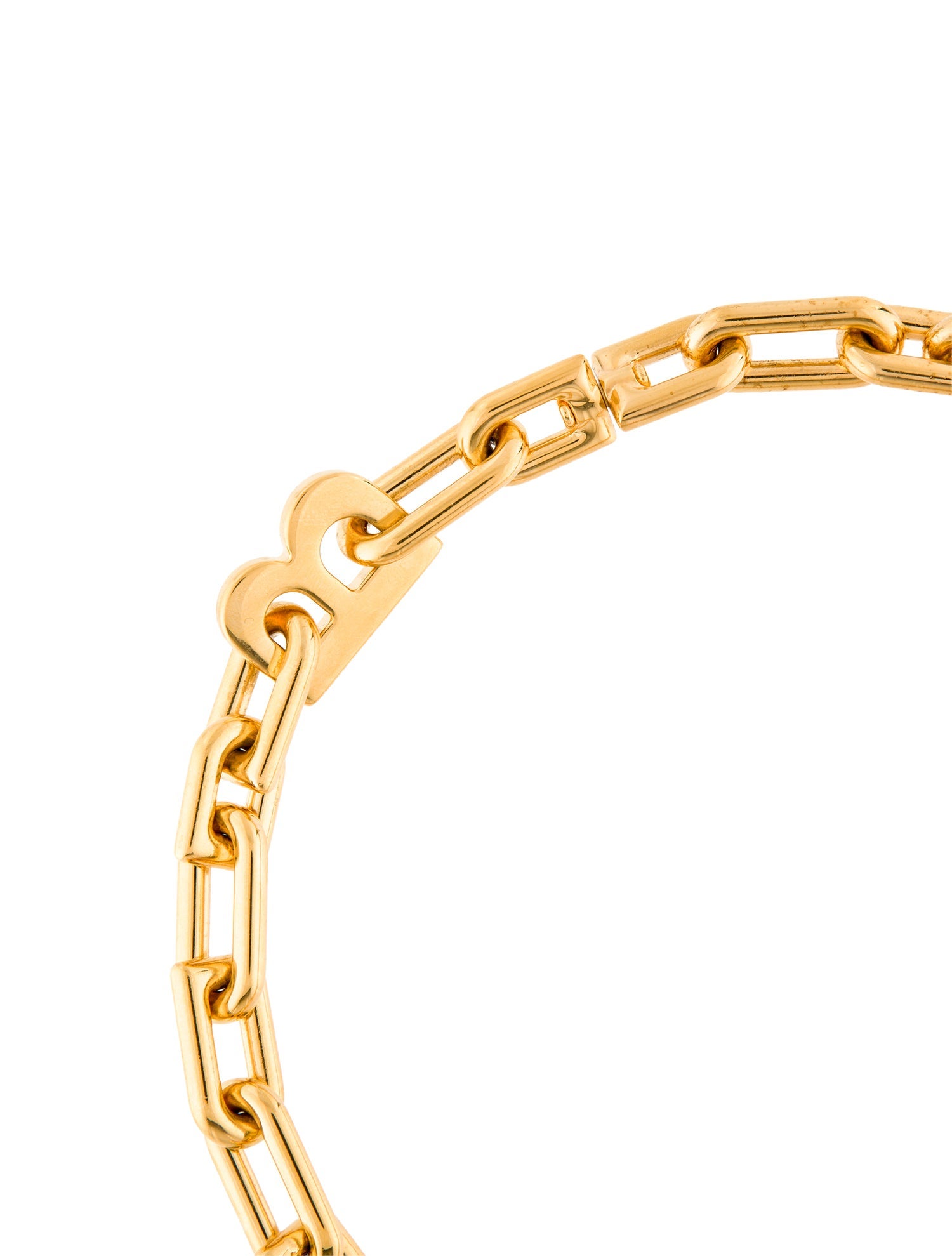 Balenciaga B Chain Thin Collar Necklace