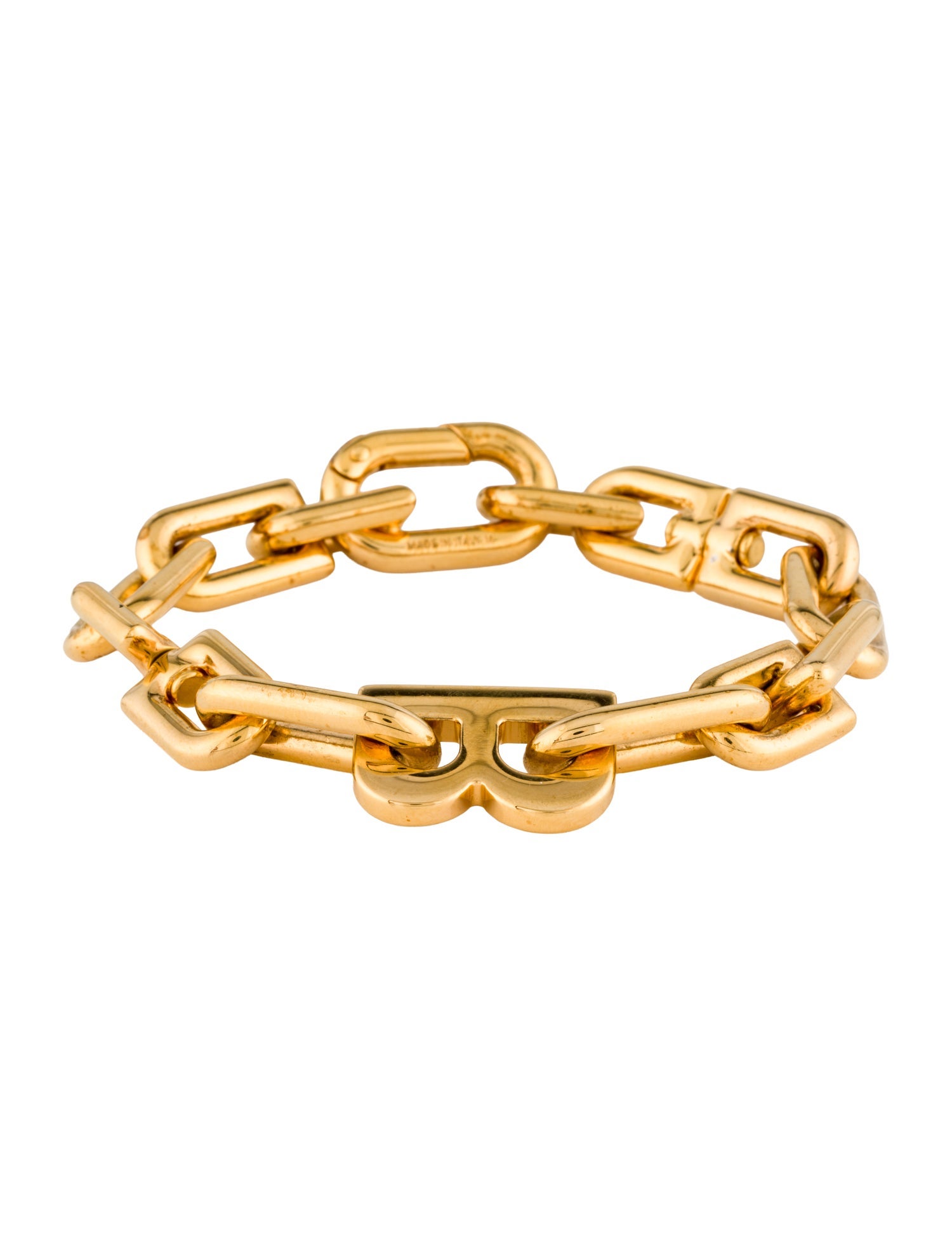 Balenciaga B Chain Link Bracelet