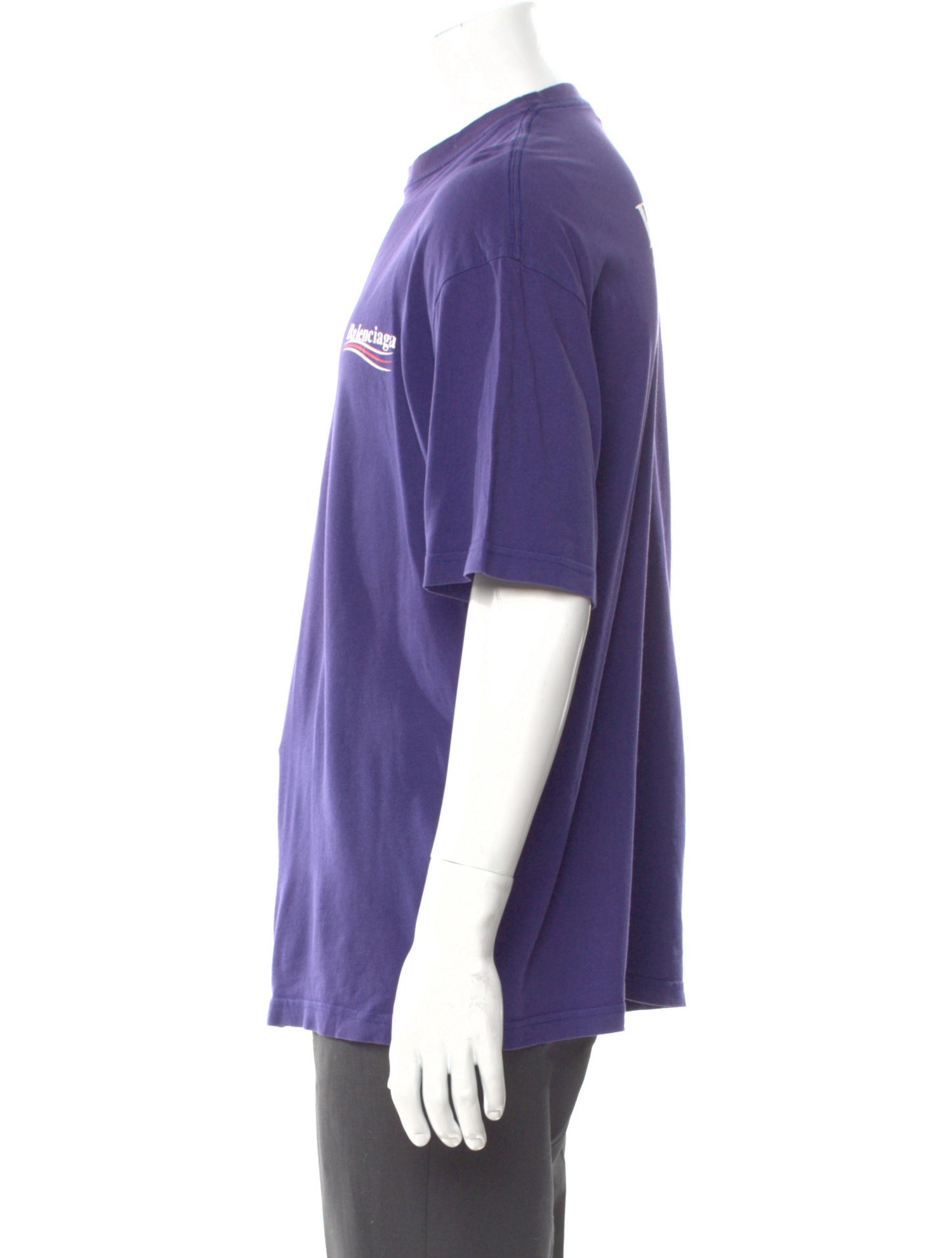 Balenciaga Graphic Print Crew Neck T-Shirt