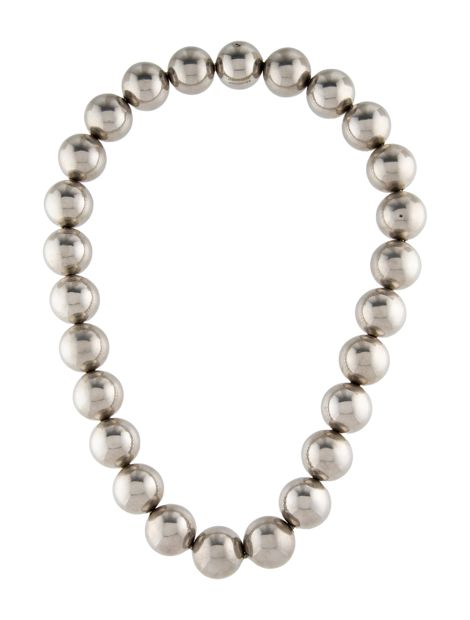 Balenciaga BB 'Pearl' Bead Necklace
