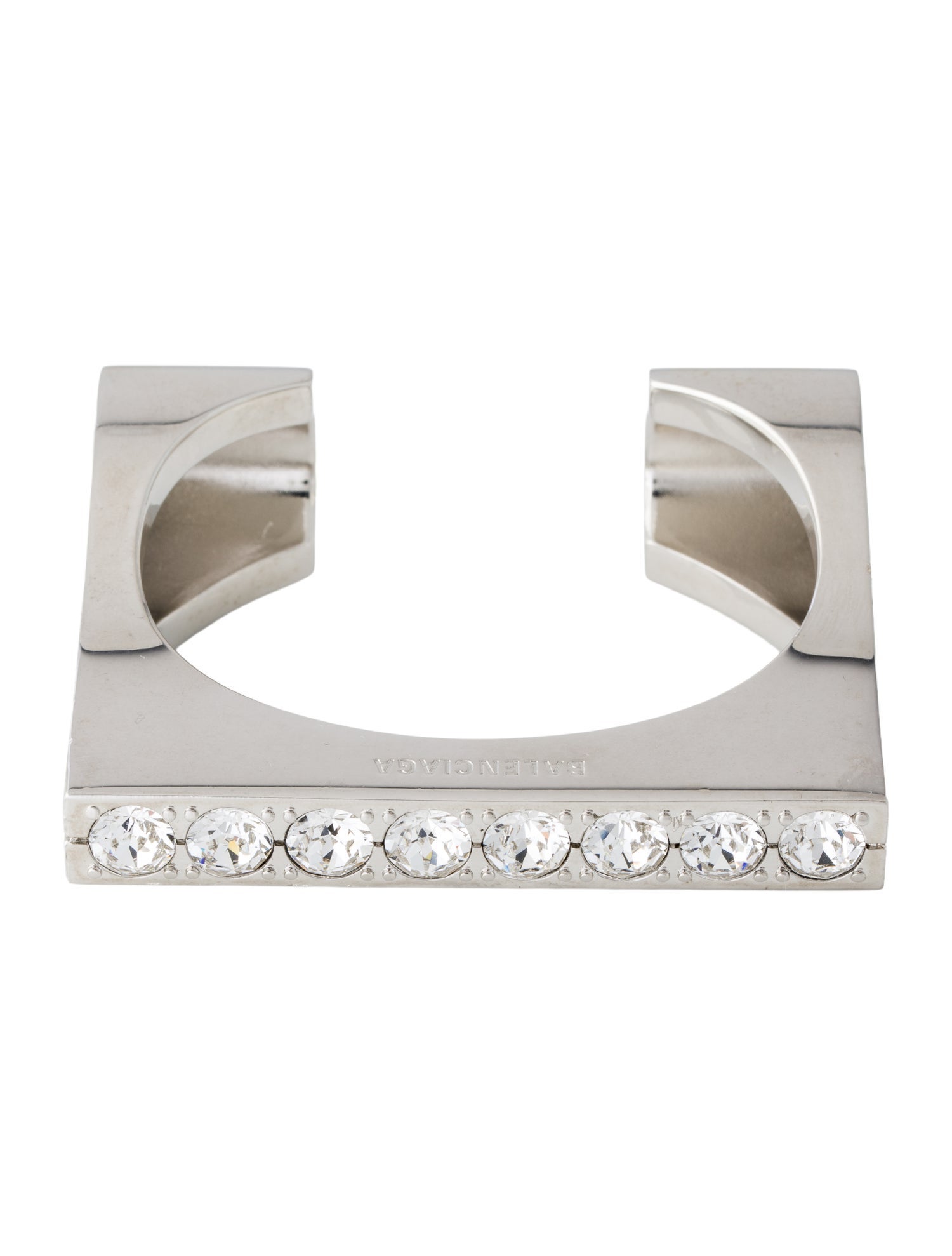 Balenciaga Crystal Cuff Bracelet