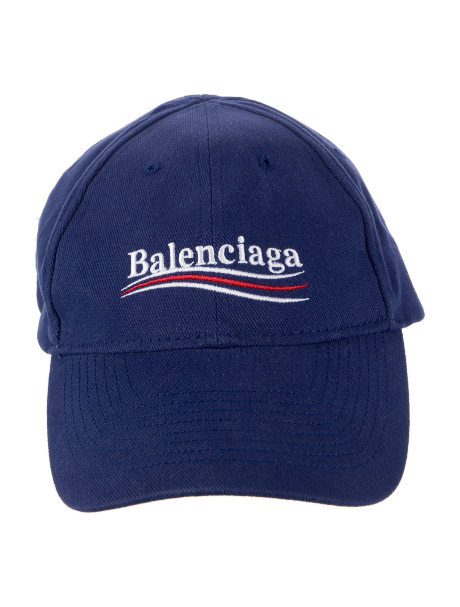 Balenciaga Cotton Embroidered Baseball Hat
