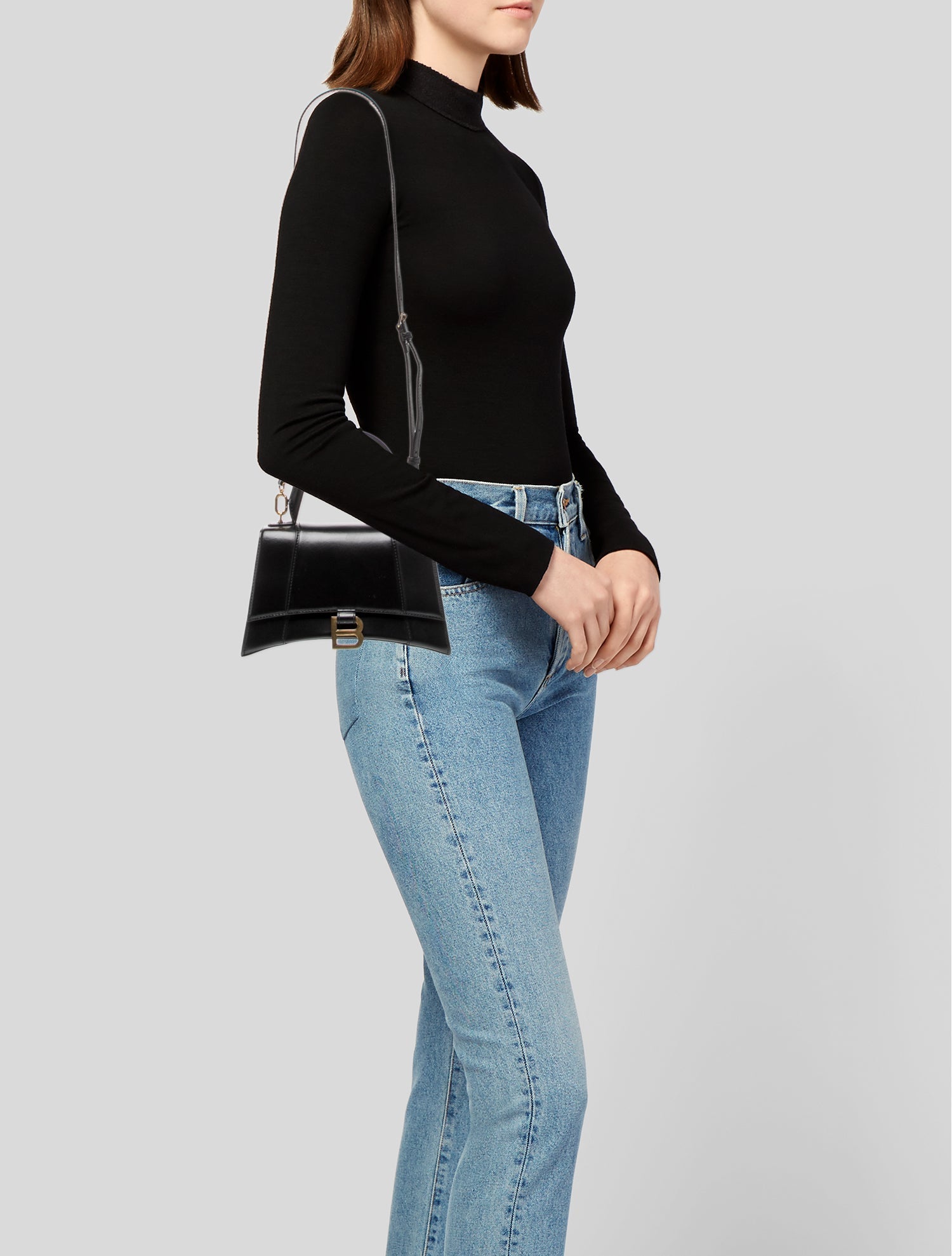 Balenciaga Leather Hourglass Small
