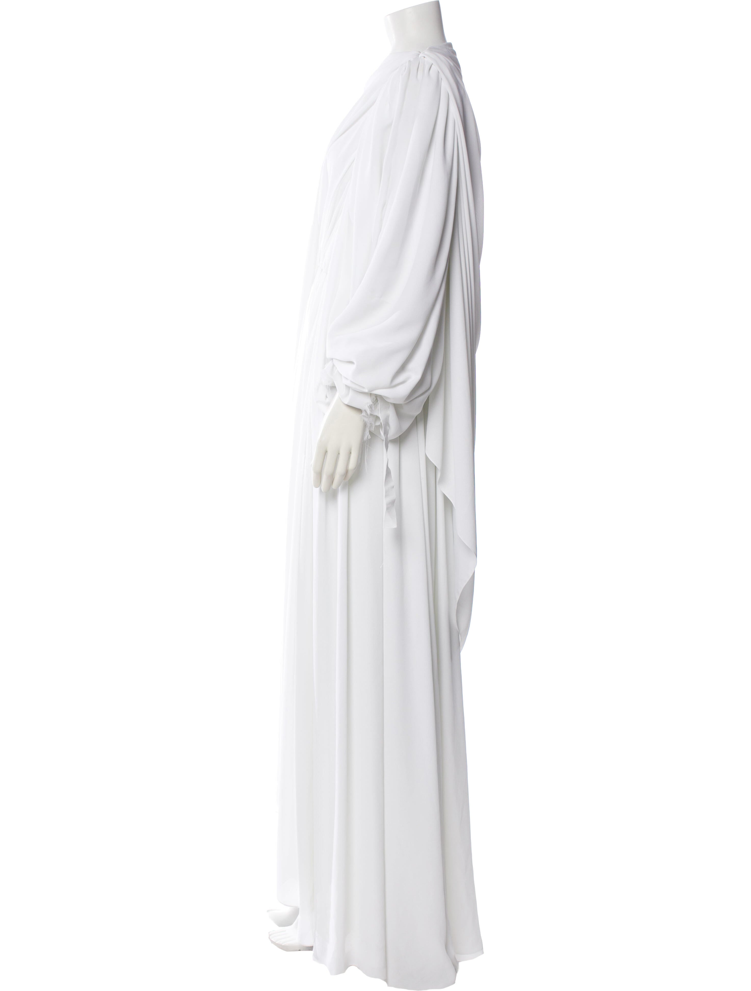 Balenciaga Asymmetrical Long Dress