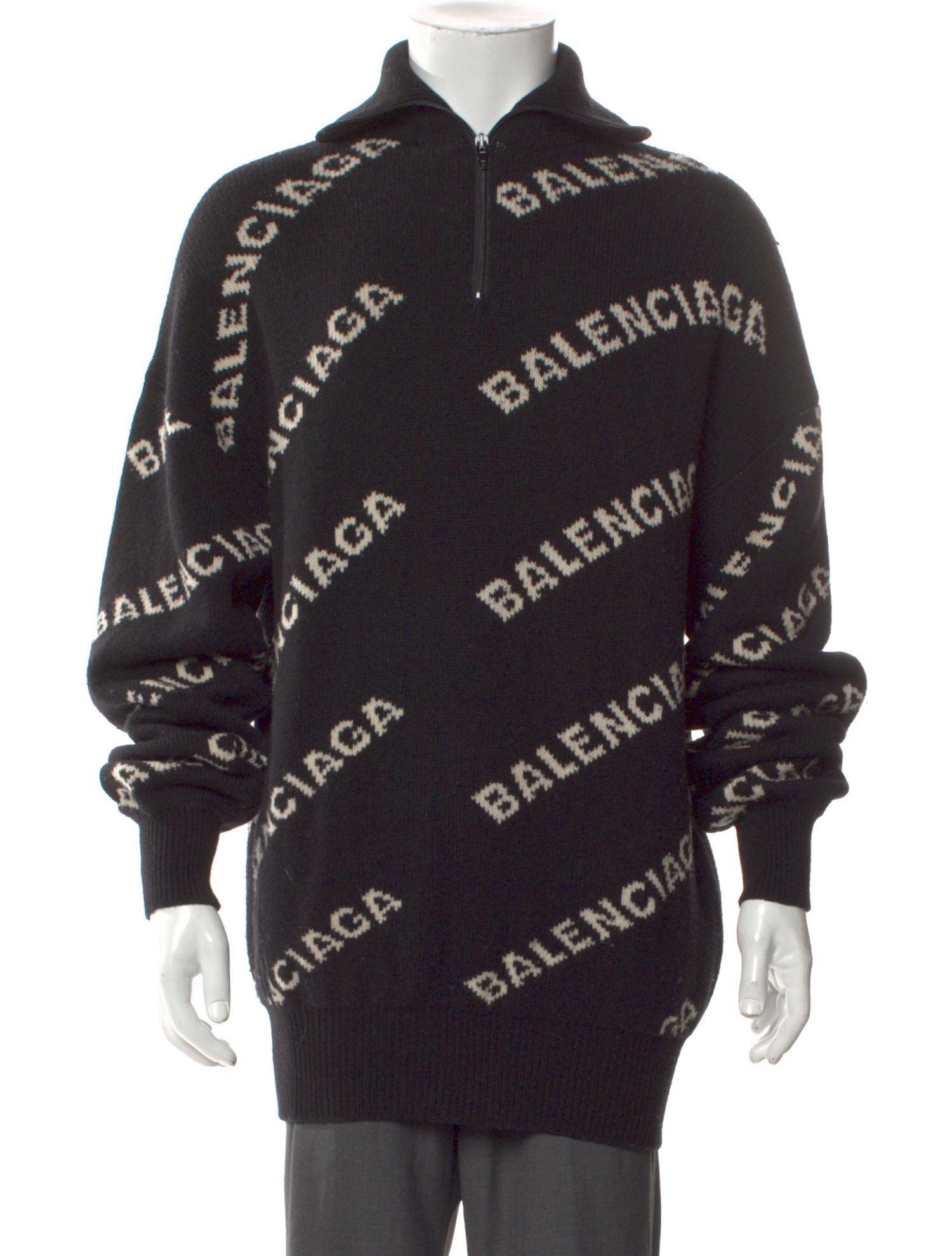 Balenciaga 2018 Graphic Print Pullover