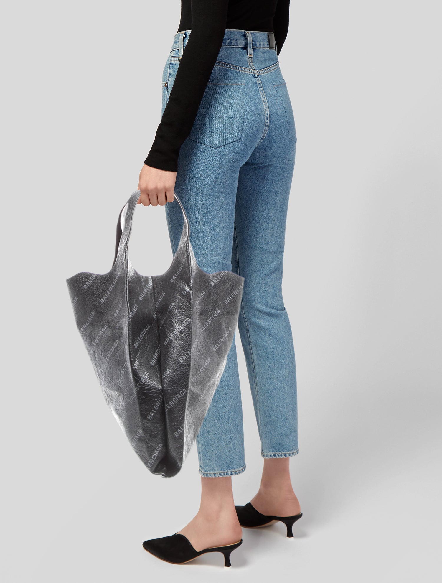 Balenciaga Leather Supermarket Shopper