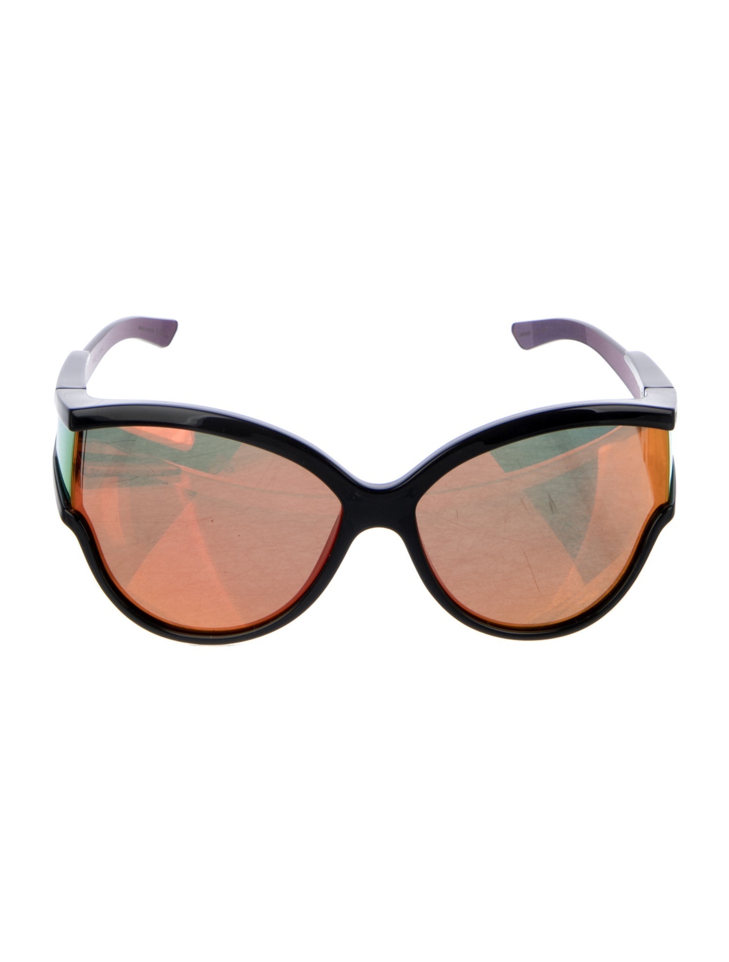 Balenciaga Oversize Mirrored Sunglasses