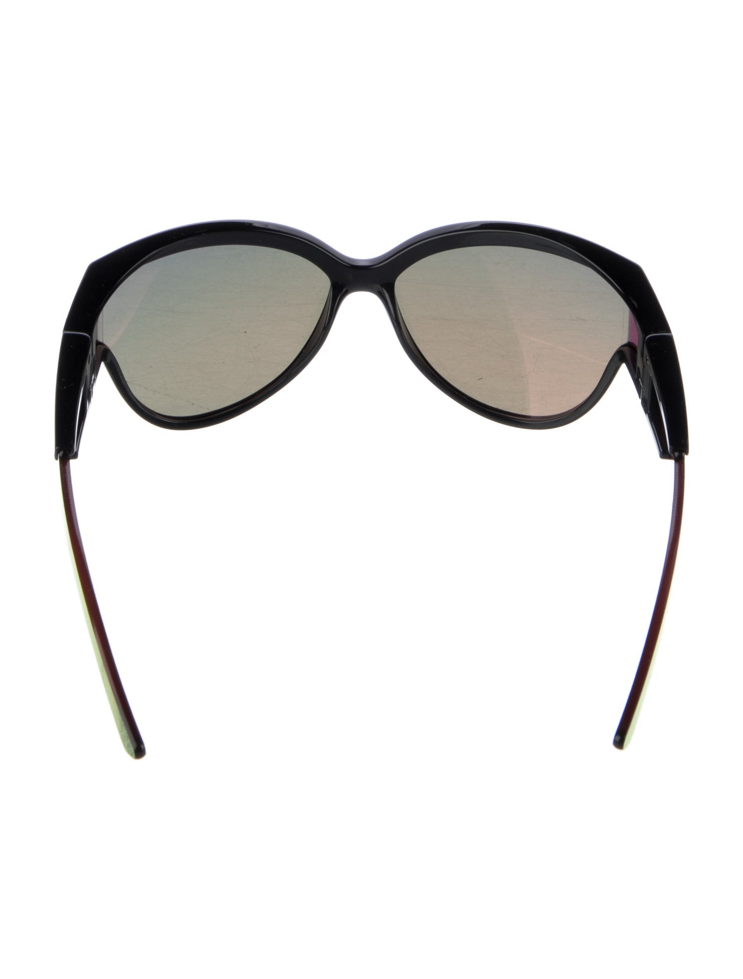 Balenciaga Oversize Mirrored Sunglasses