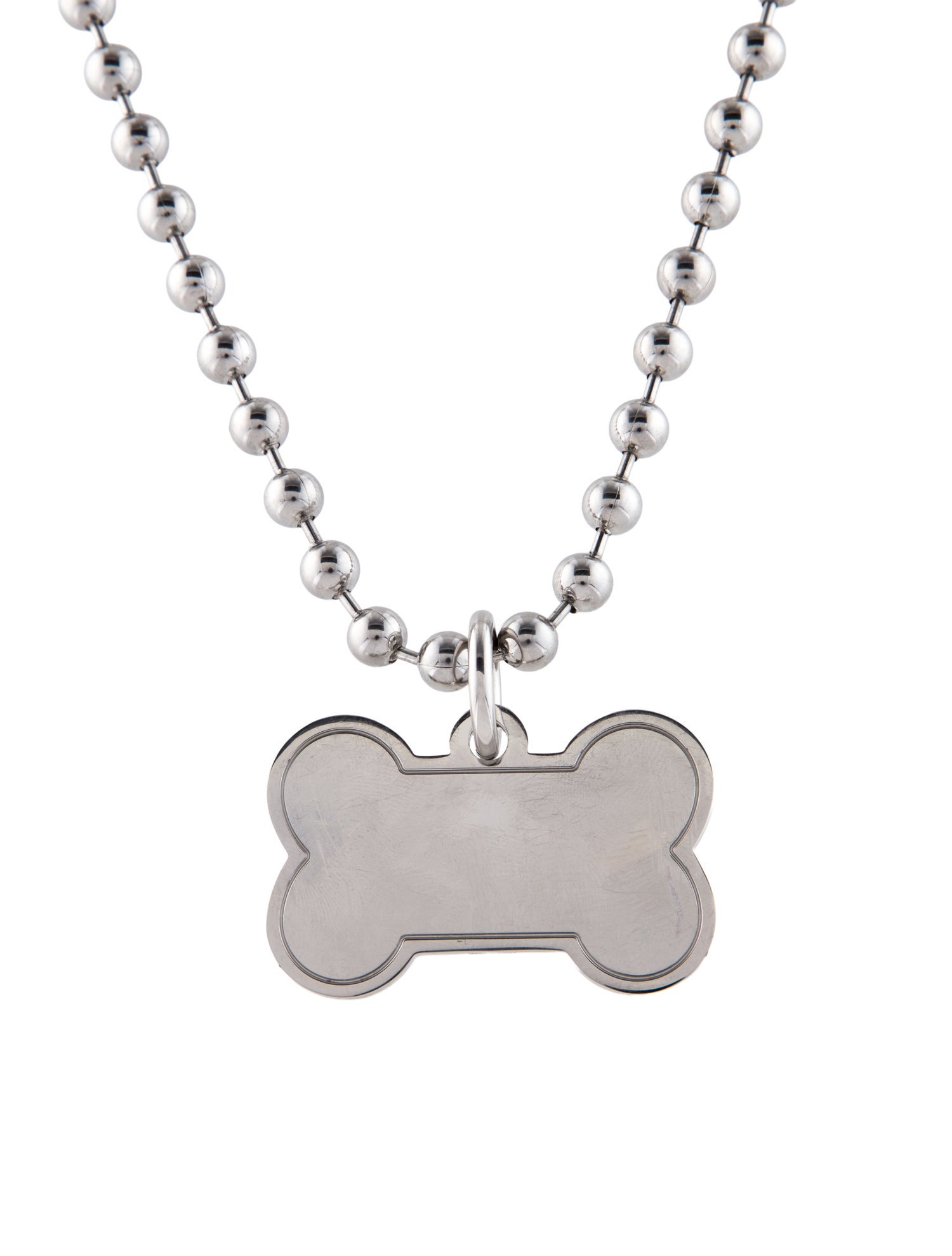 Balenciaga Dog Bone Pendant Necklace