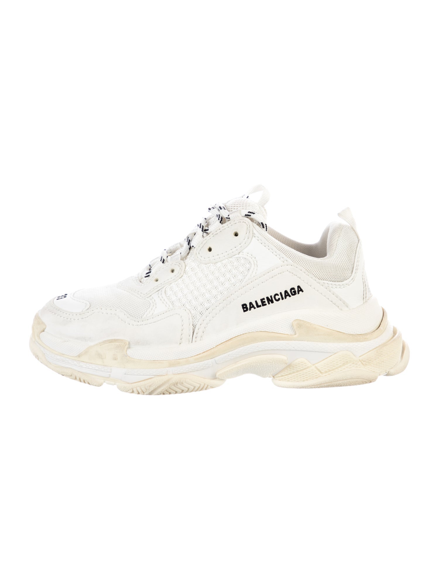 Balenciaga Boy's Low Top Mesh Sneakers