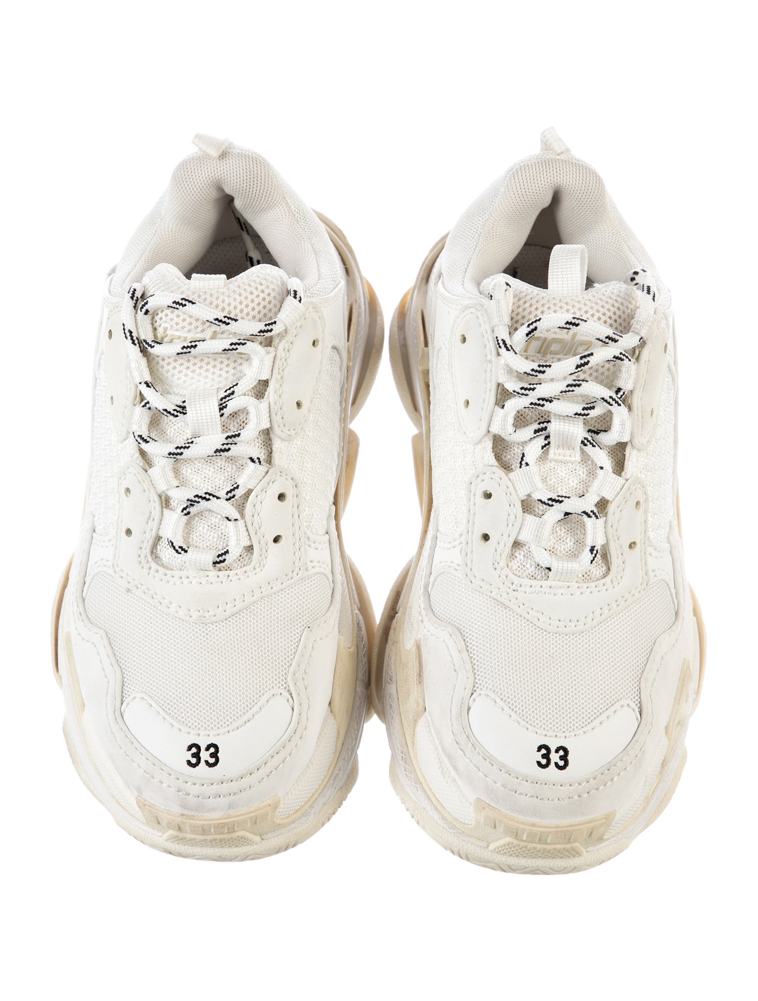 Balenciaga Boy's Low Top Mesh Sneakers