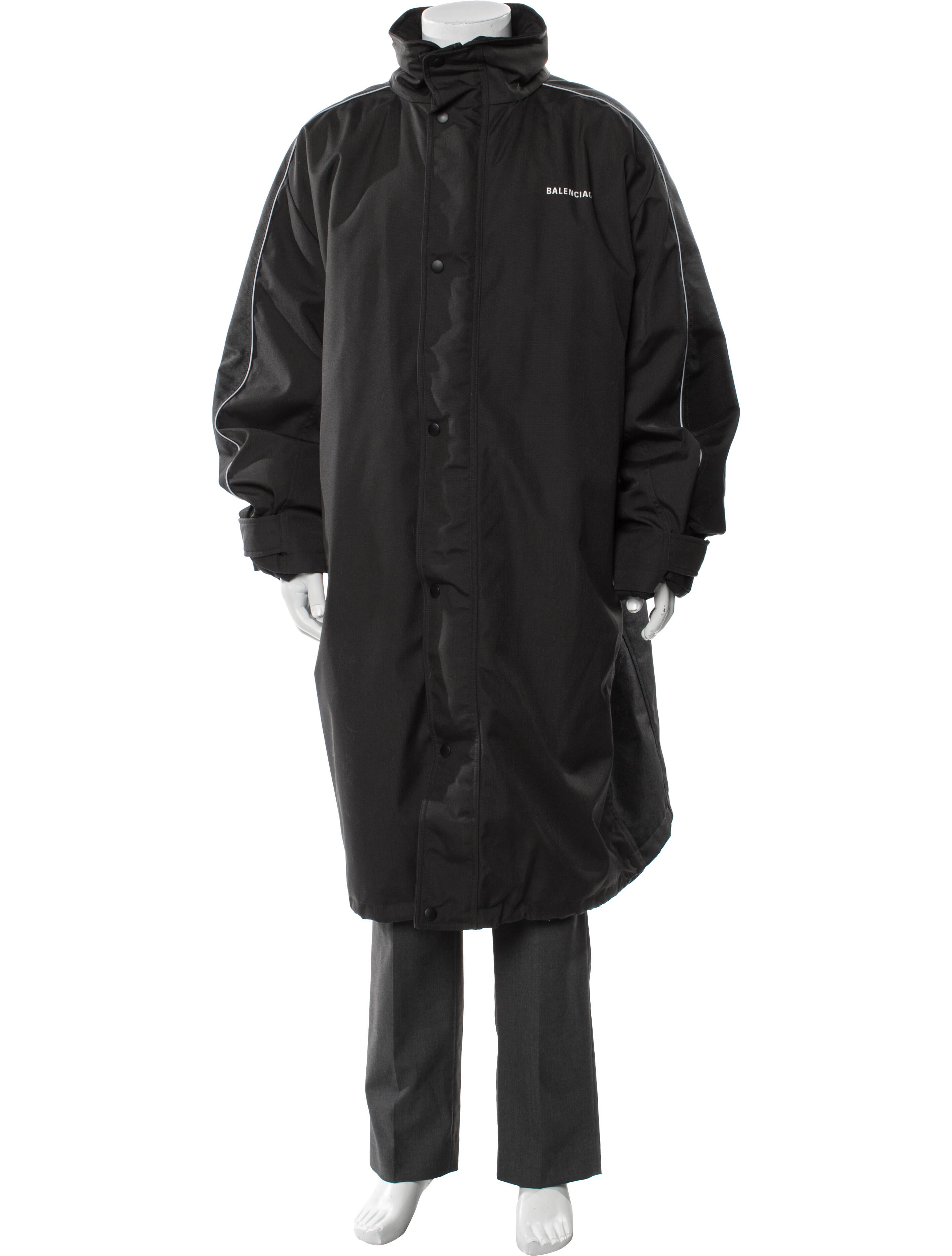 Balenciaga 2018 Signature Logo Parka