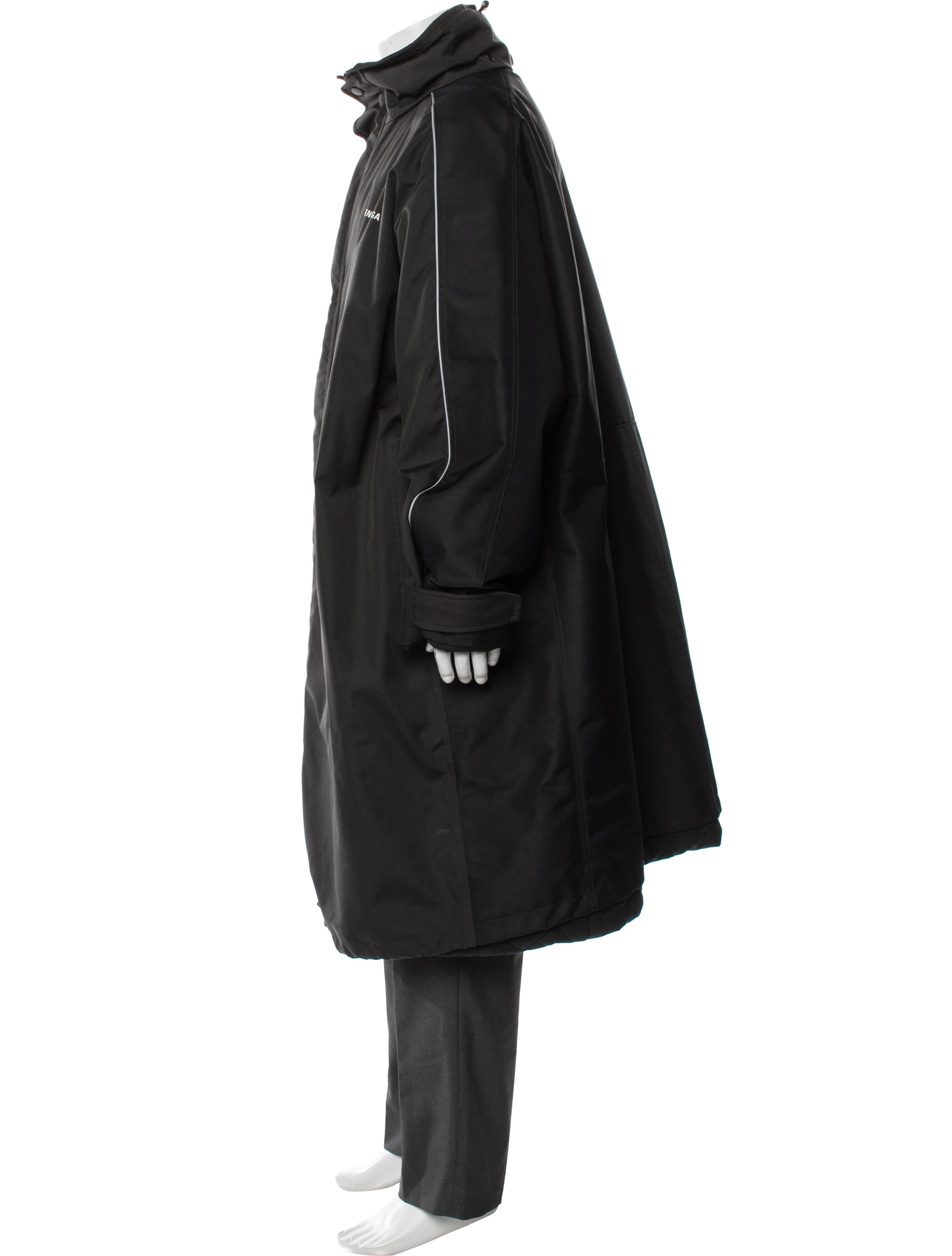 Balenciaga 2018 Signature Logo Parka