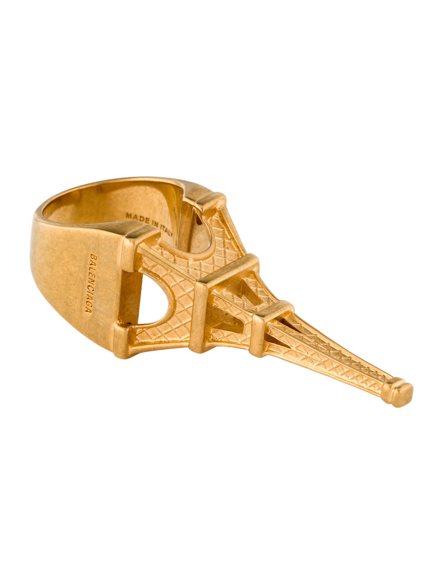Balenciaga Paris Eiffel Tower Cocktail Ring