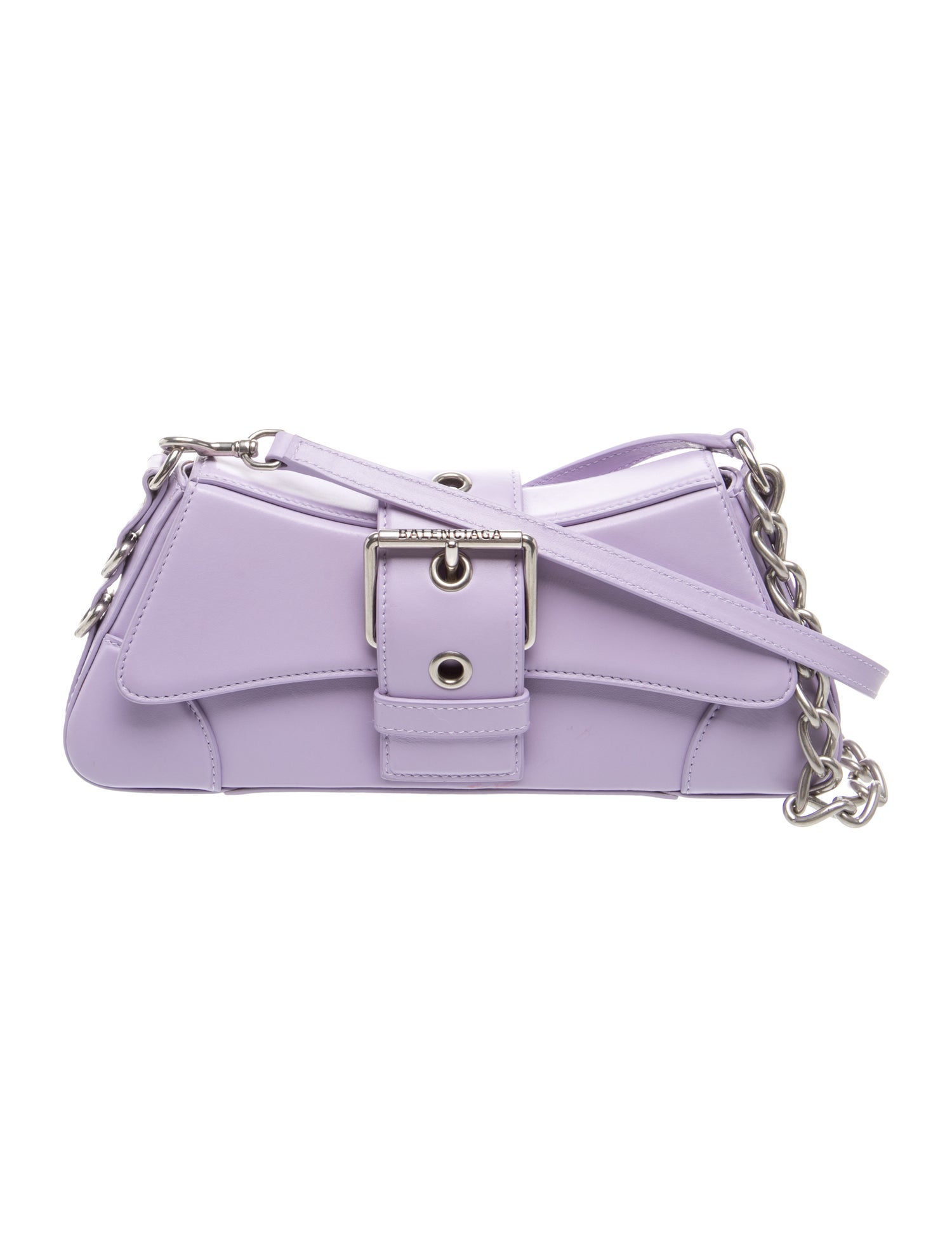 Balenciaga Leather Lindsay Shoulder Bag Small