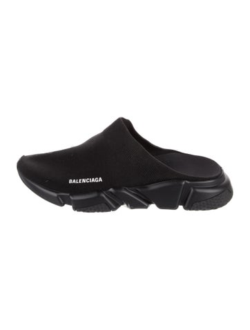Pre-owned Balenciaga Slippers In Black