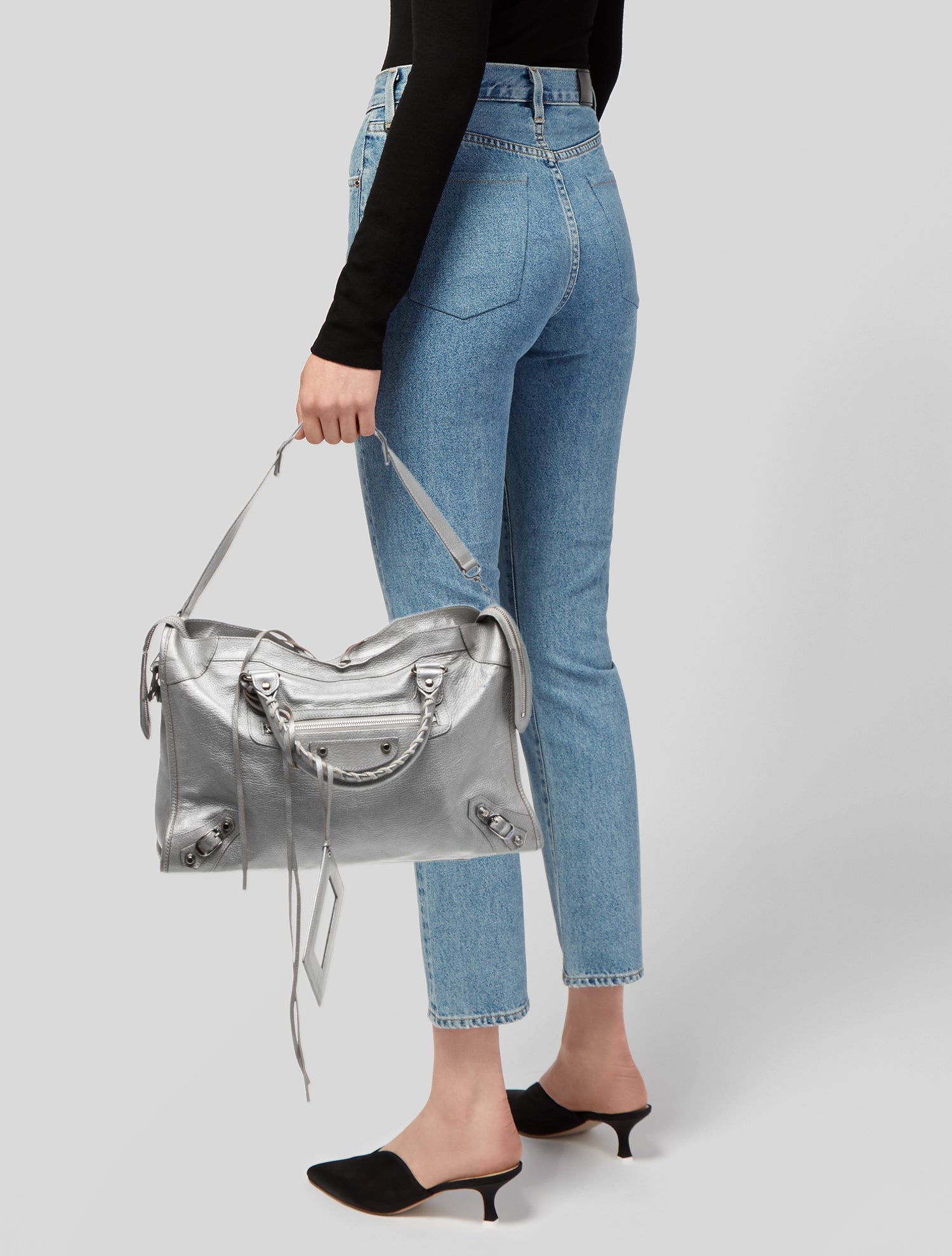 Balenciaga Leather Motocross Classic City