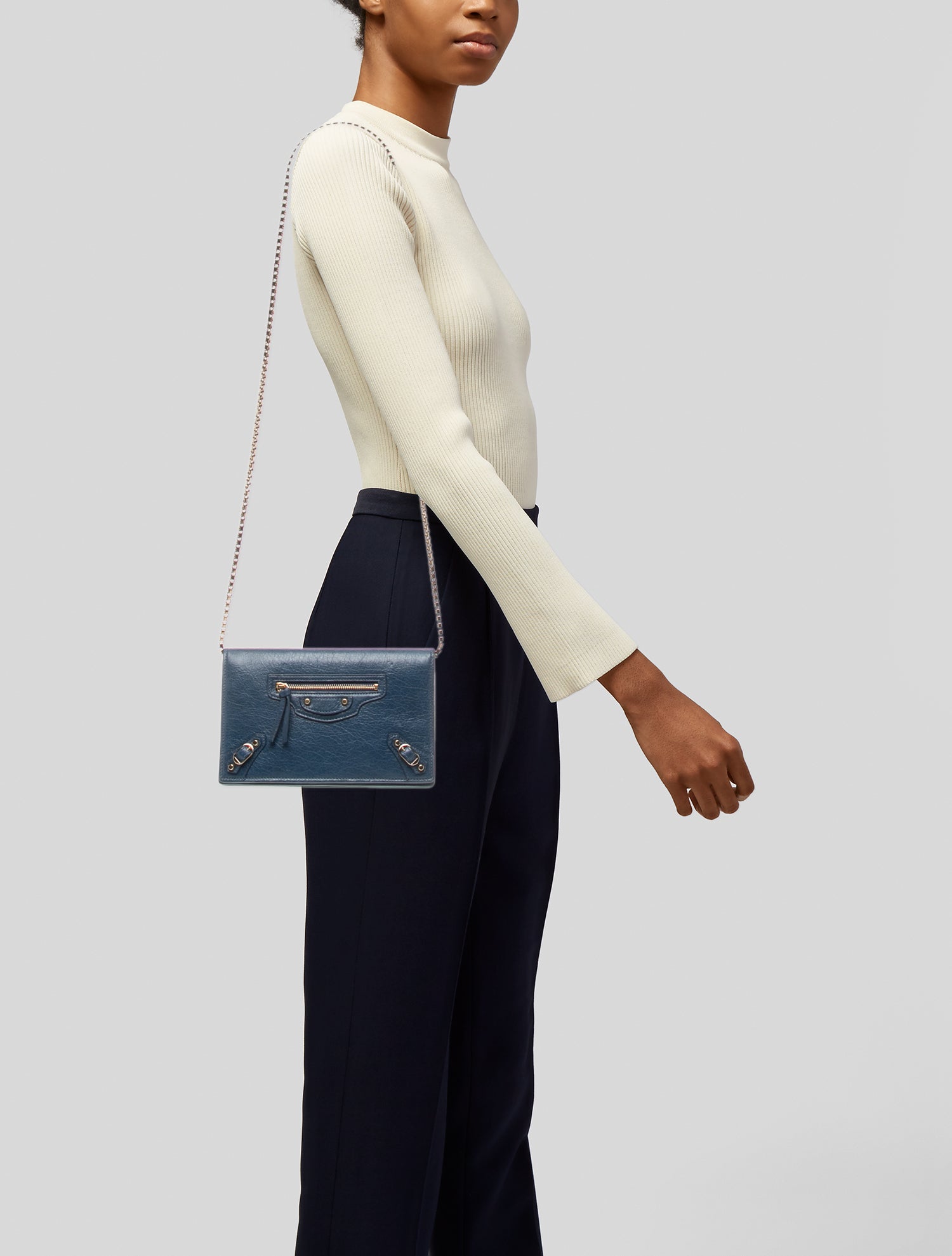 Balenciaga Leather Motocross Classic City