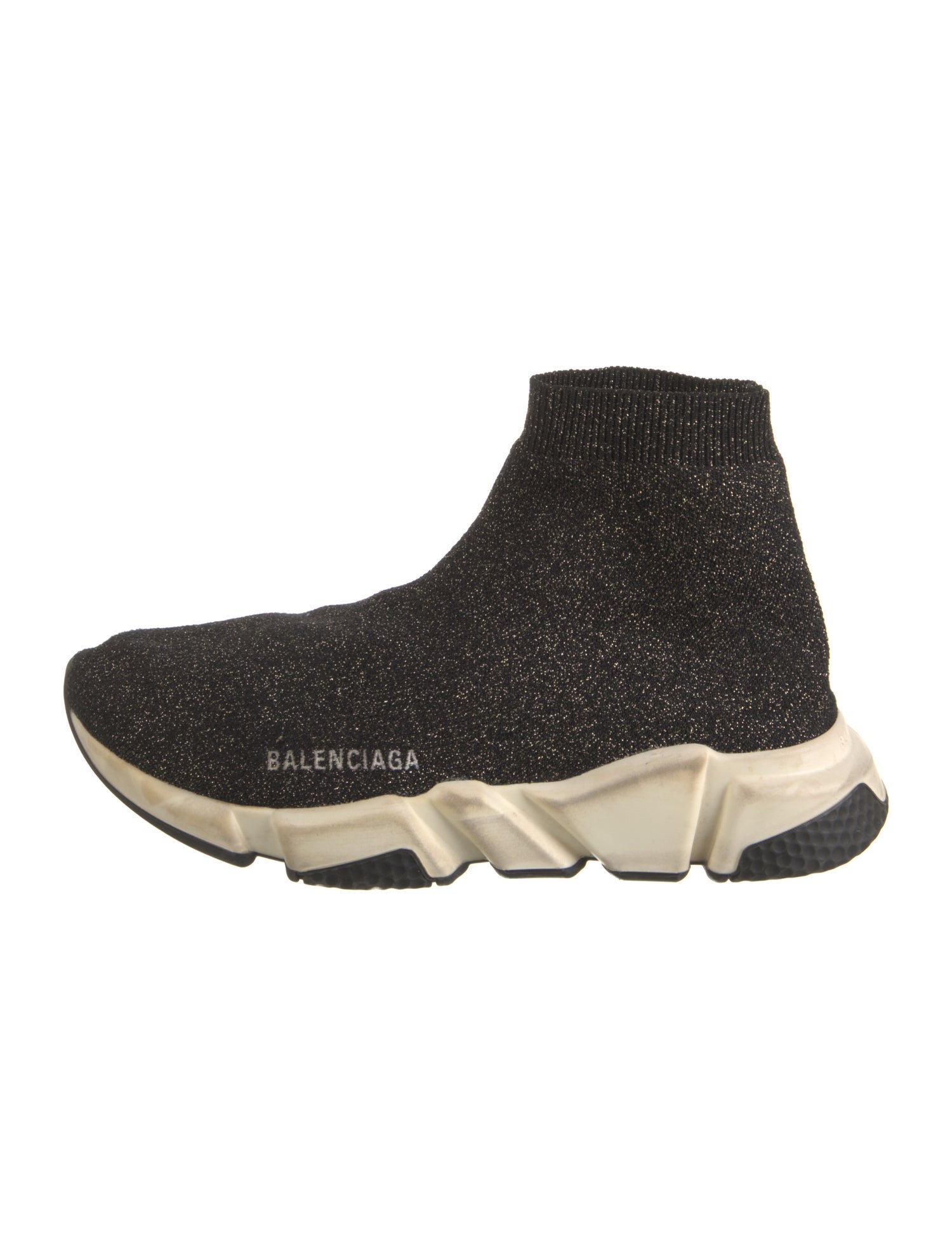 Balenciaga Speed Trainer 'Glitter' Sock Sneakers
