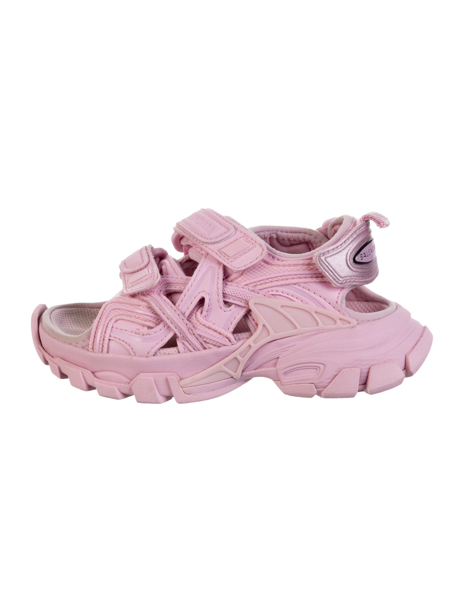 Balenciaga Girls' Track Double Touch Sandals