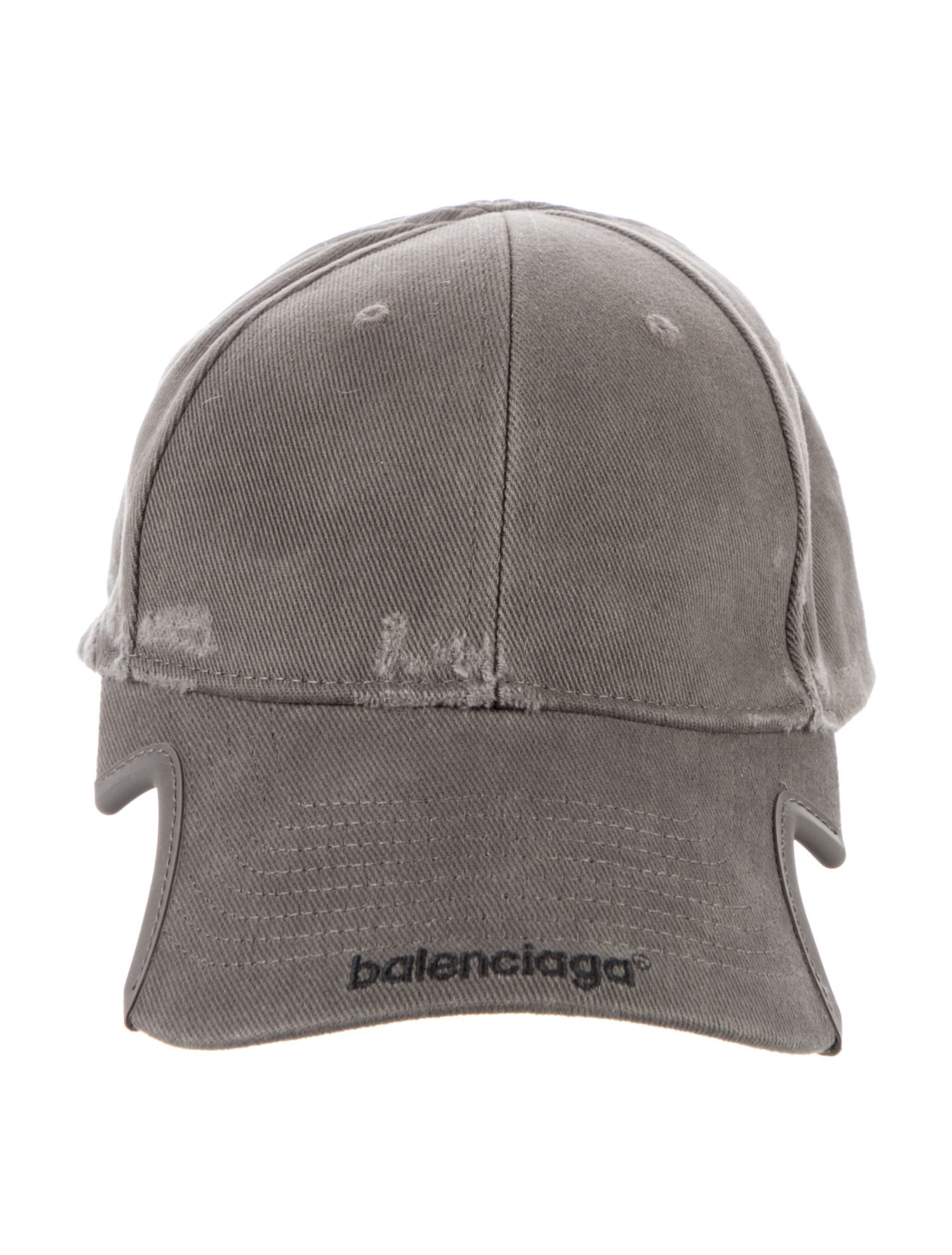 Balenciaga Grey cotton Balenciaga baseball hat. Designer size Small