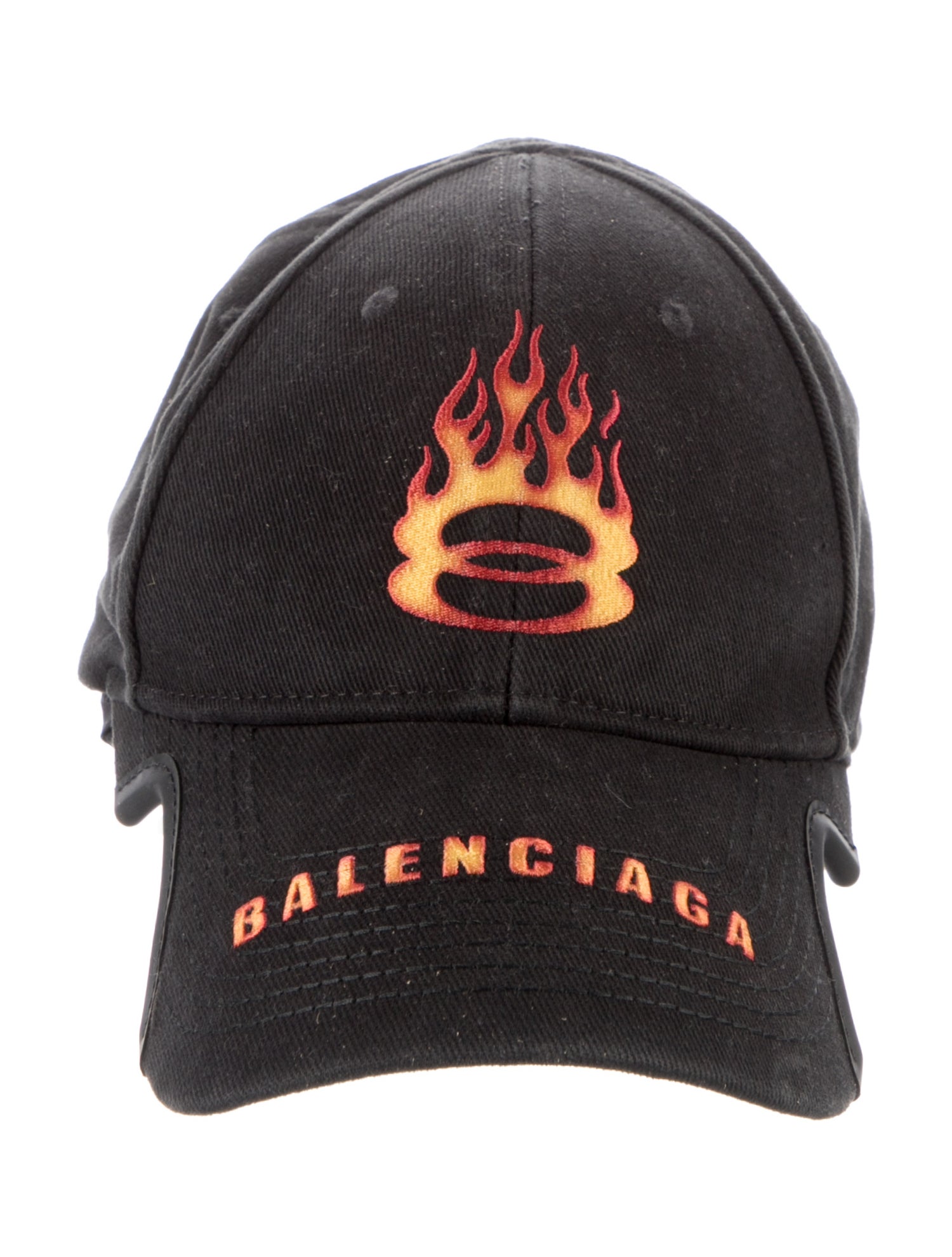 Balenciaga Black pattern print Balenciaga baseball hat