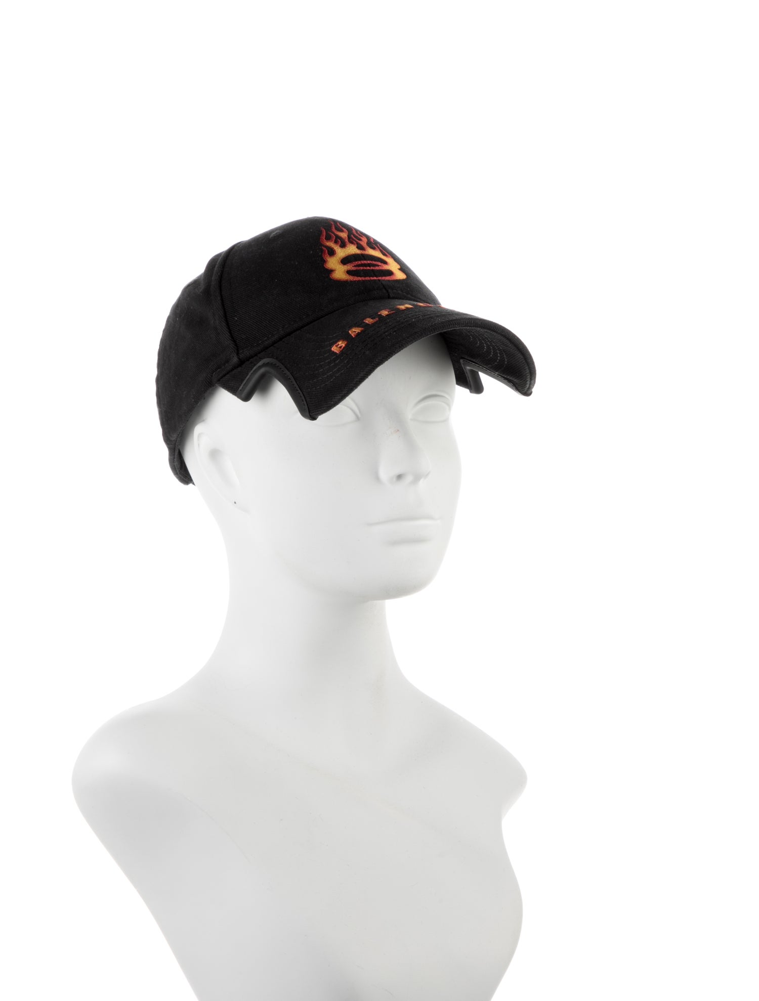 Balenciaga Black pattern print Balenciaga baseball hat