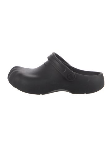 Pre-owned Balenciaga Rubber Mules In Black