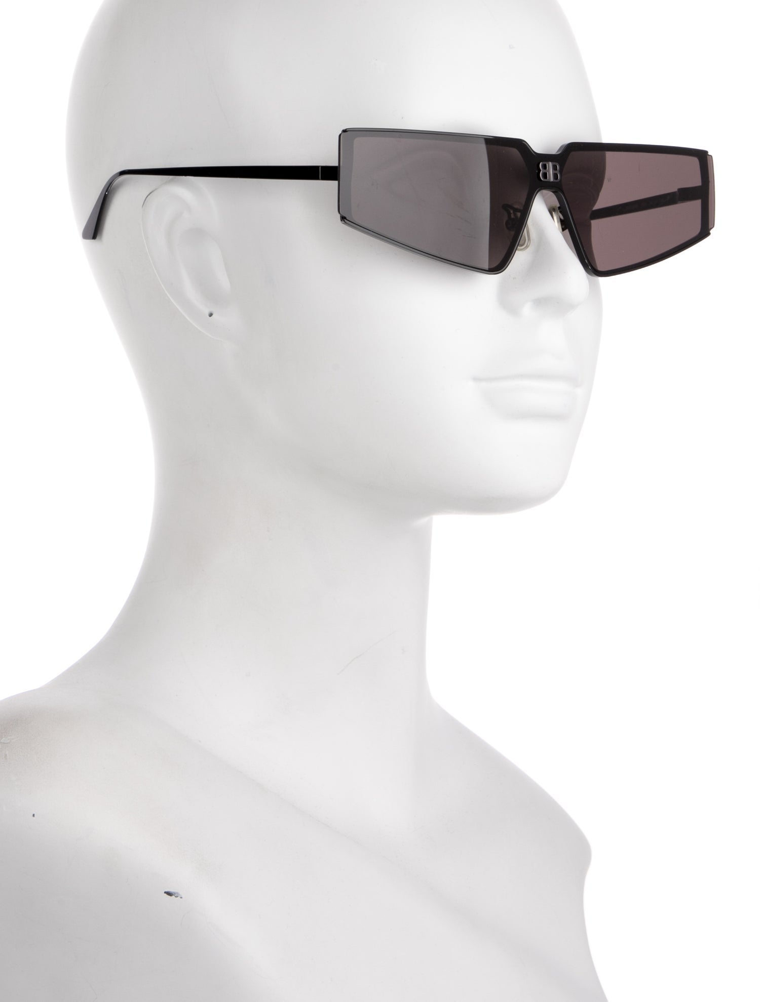 Balenciaga Square Tinted Sunglasses