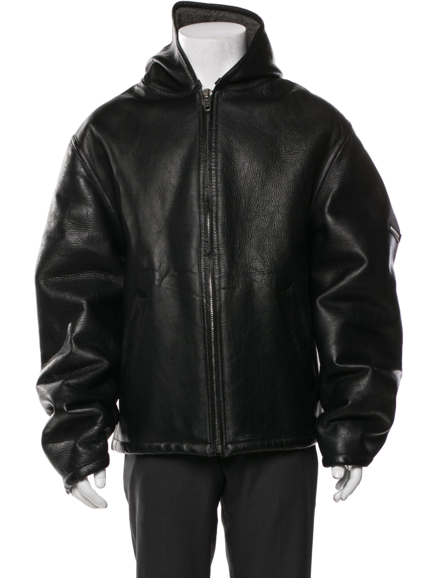Balenciaga 2021 Leather Moto Jacket w/ Tags