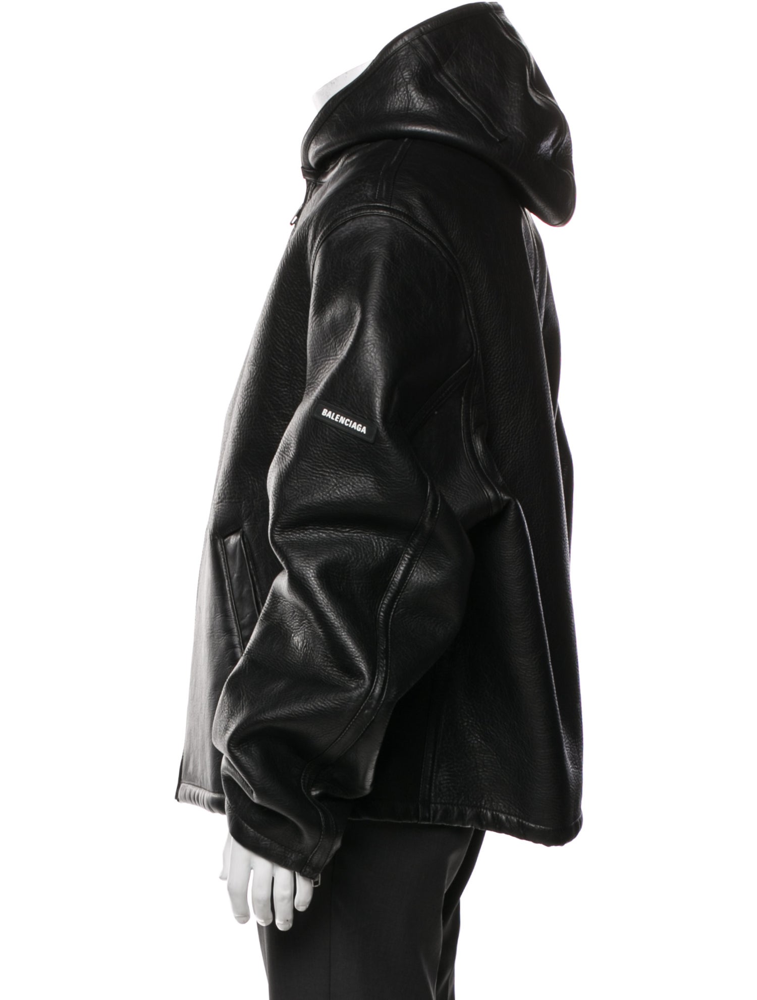 Balenciaga 2021 Leather Moto Jacket w/ Tags