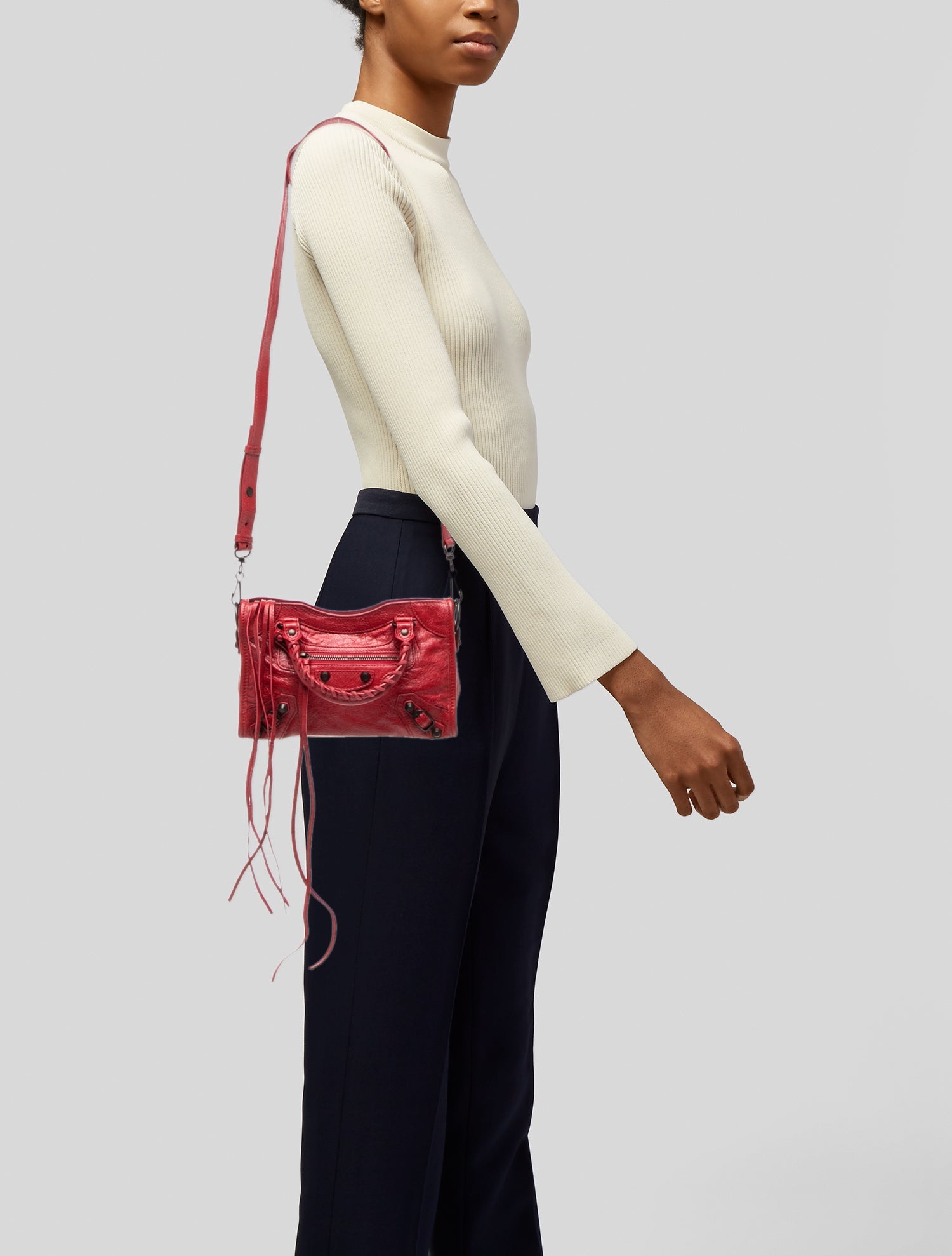 Balenciaga Leather City Bag Mini