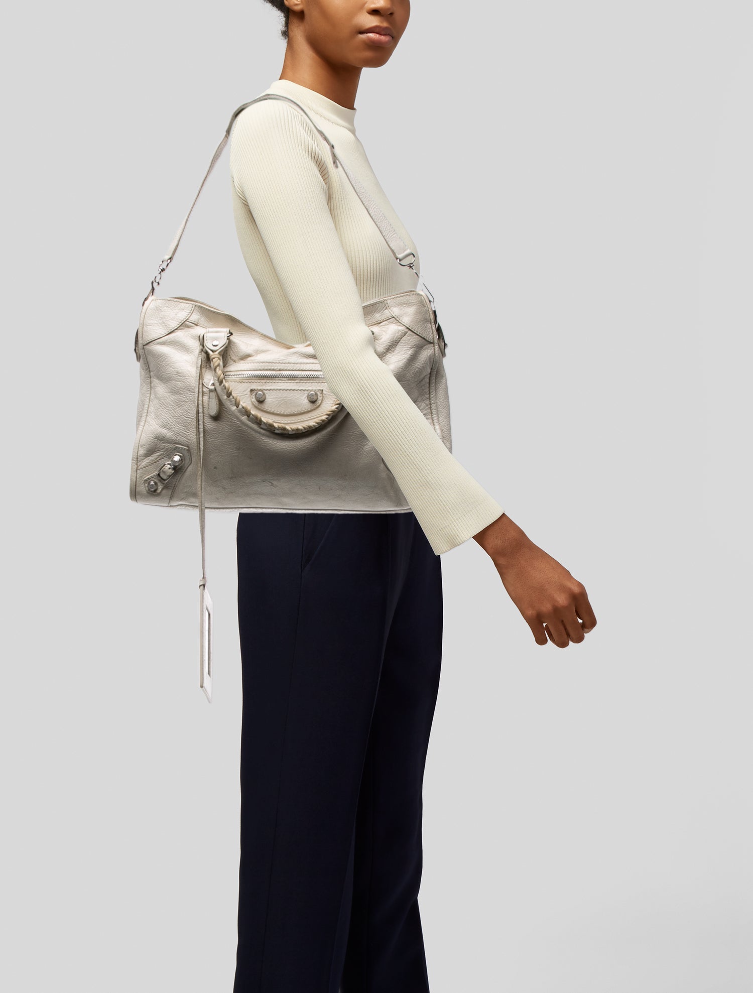 Balenciaga Leather Motocross Classic City