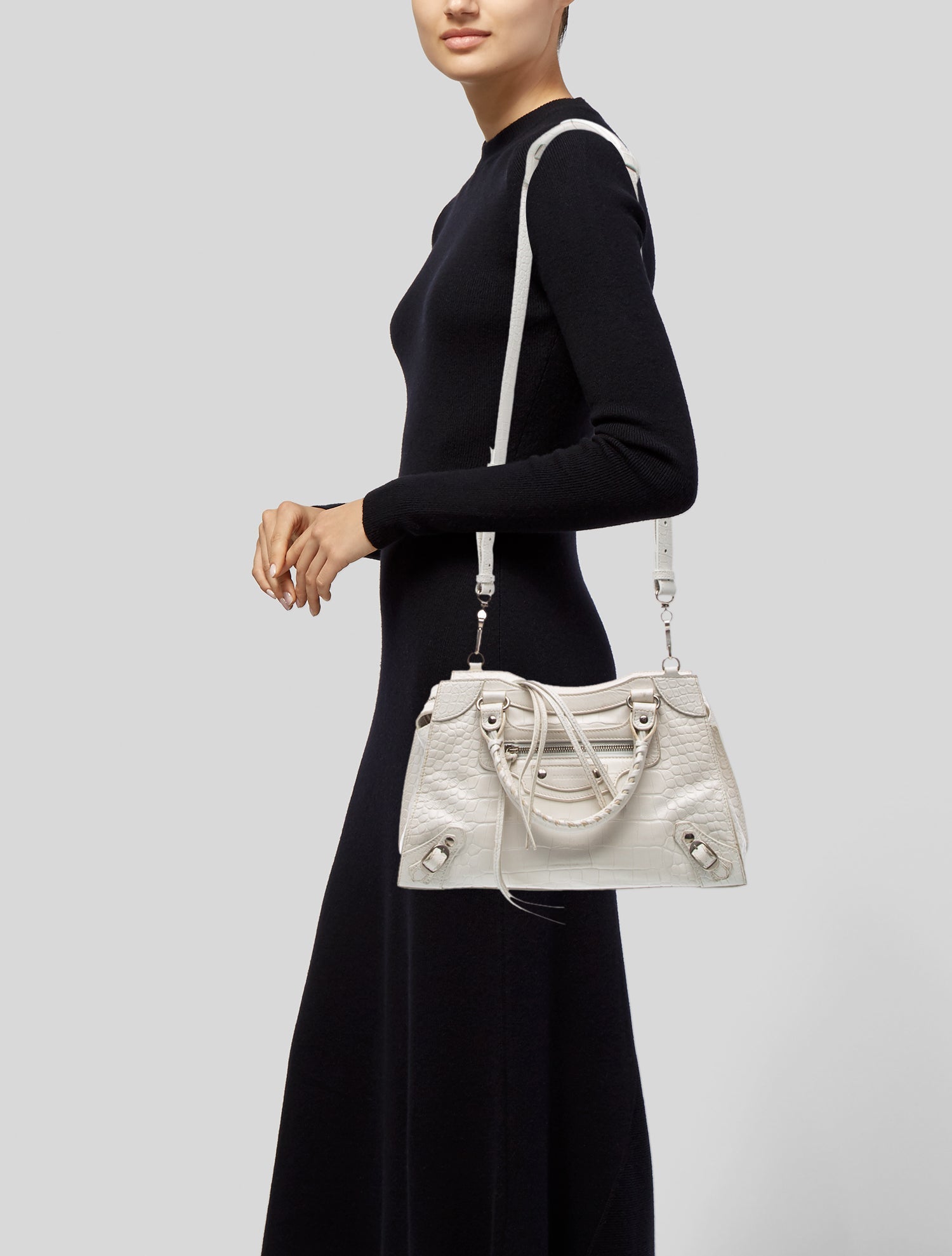 Balenciaga Leather Motocross Classic City