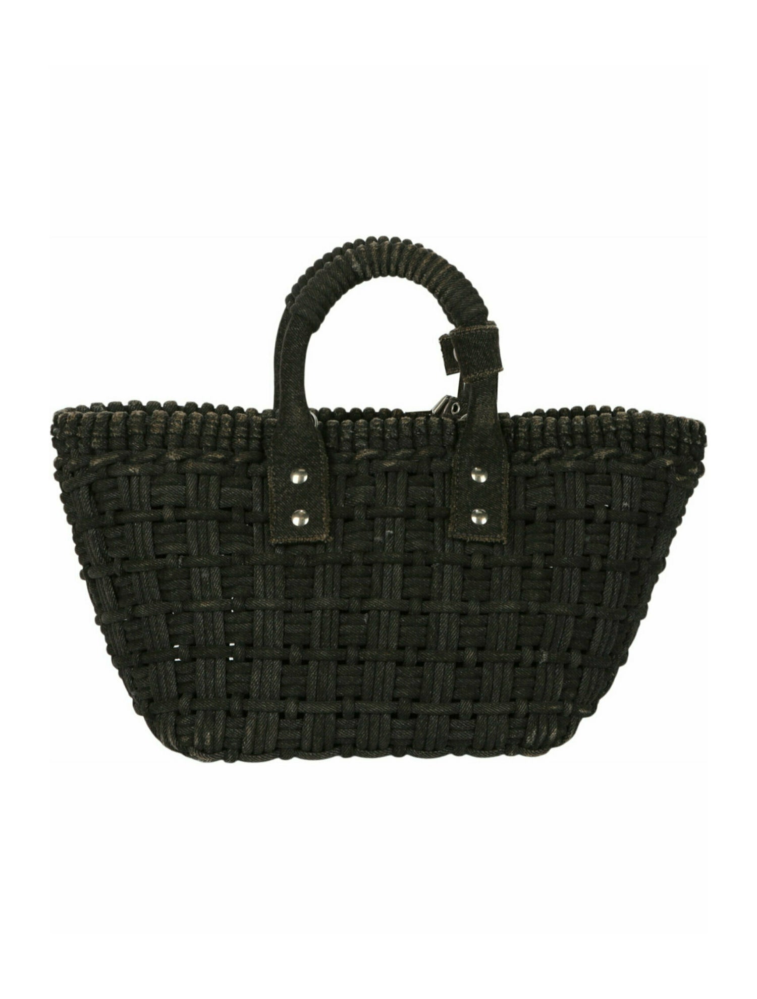 Balenciaga Solid Top Handle Bag w/ Tags - Black Shoulder Bags