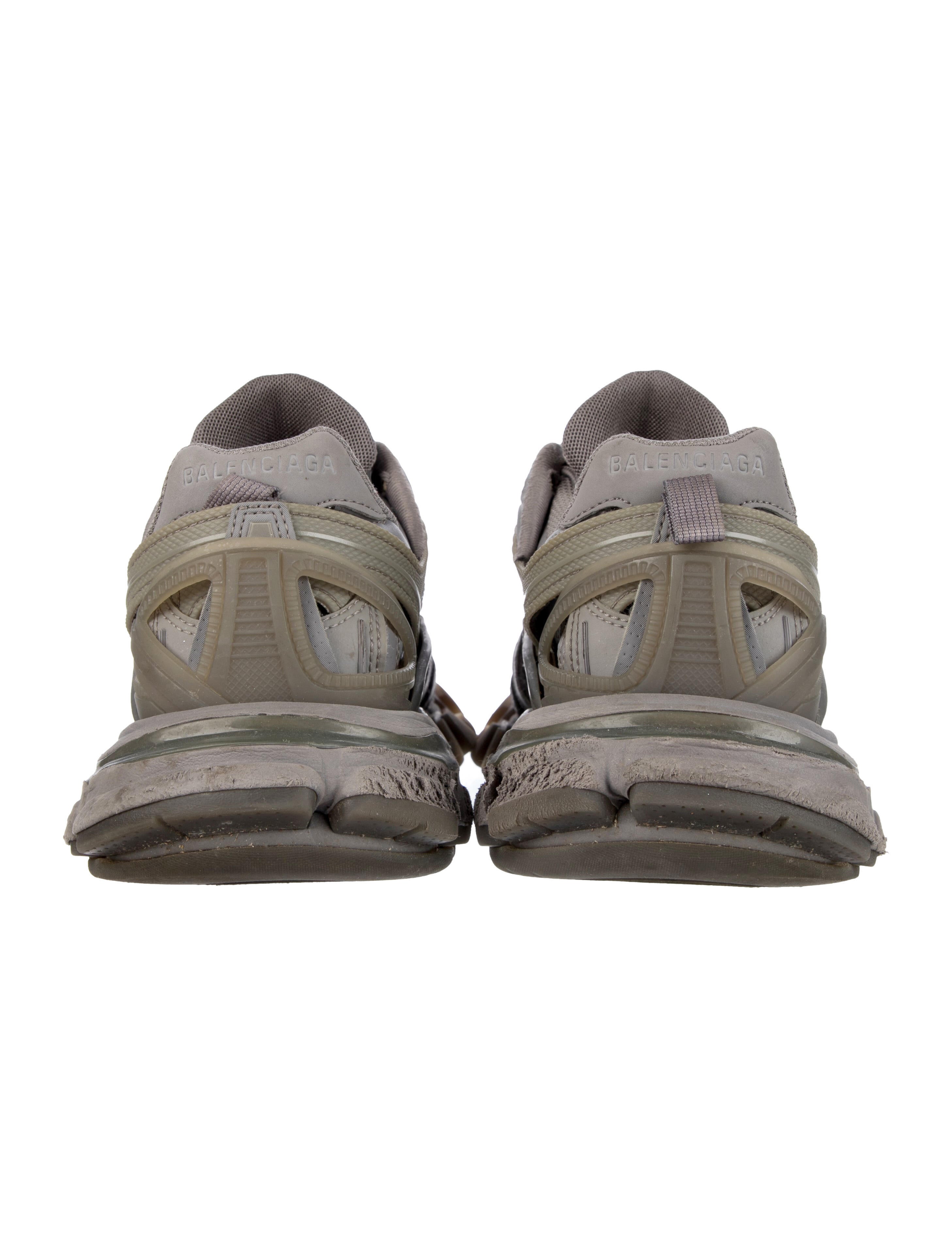 Balenciaga Track.2 Chunky Sneakers - Grey Sneakers, Shoes