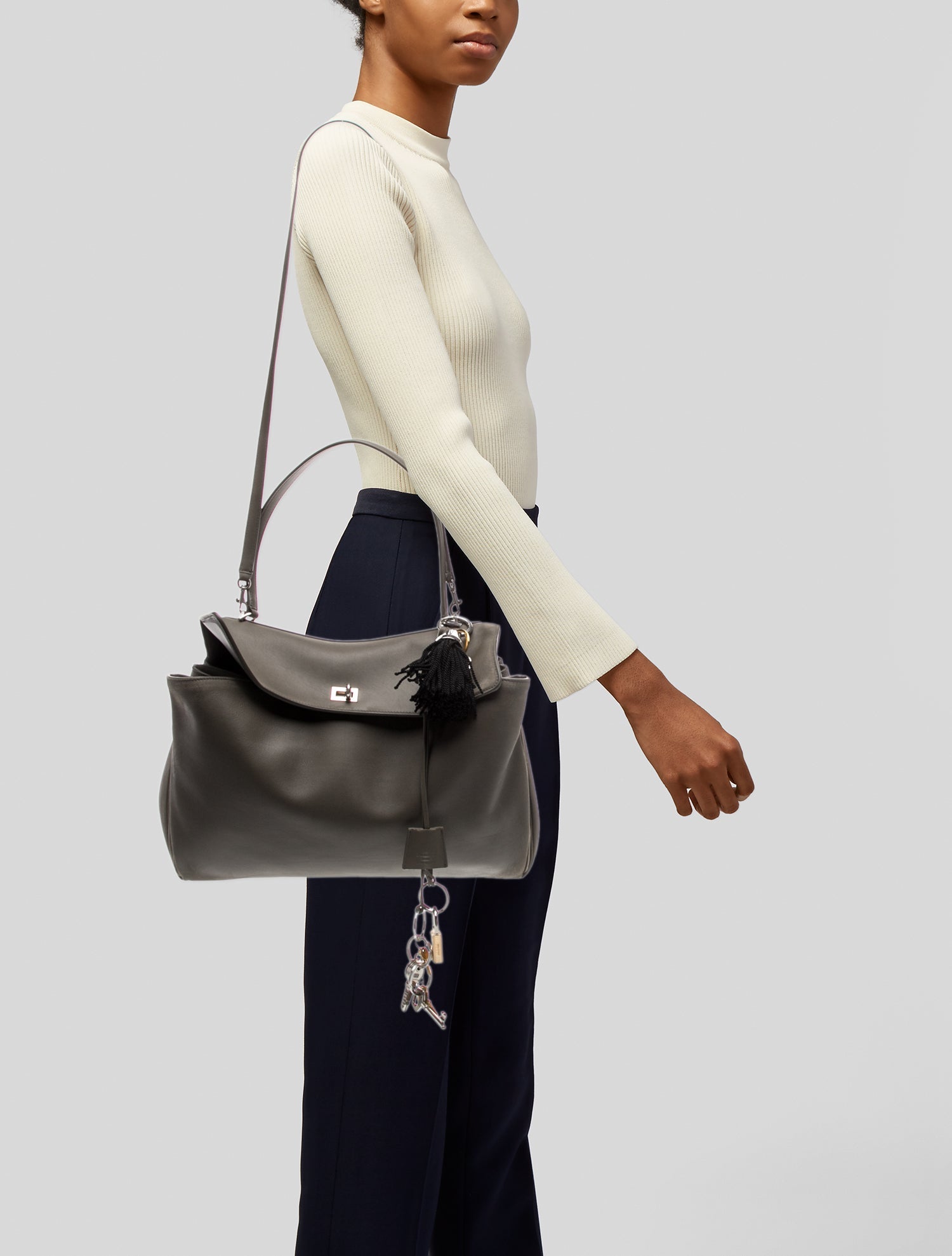 Balenciaga Leather Rodeo Large