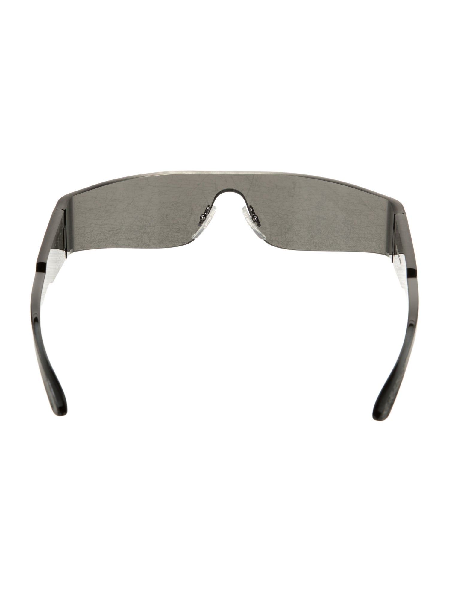 Balenciaga Shield Mirrored Sunglasses