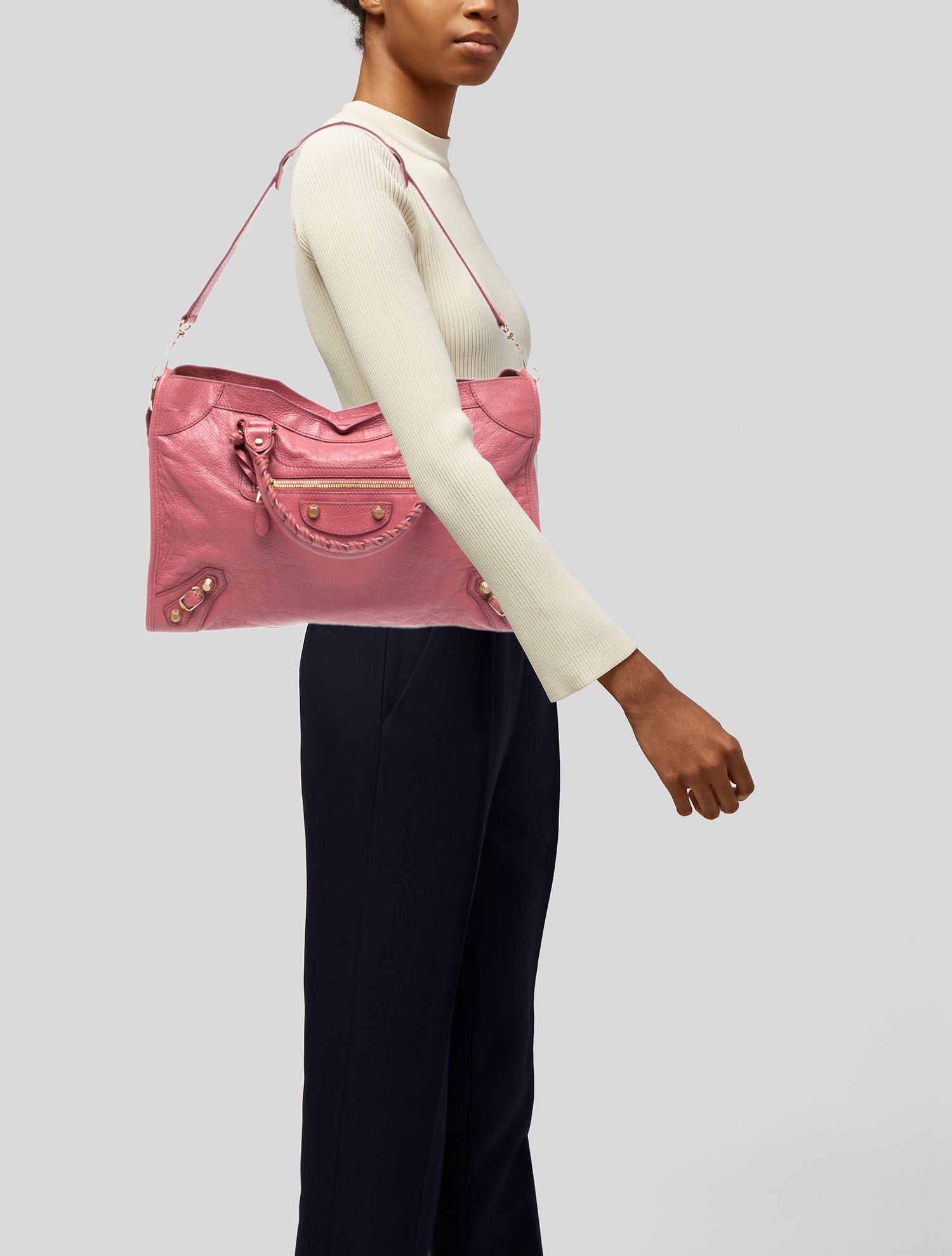Balenciaga Leather Motocross City Giant
