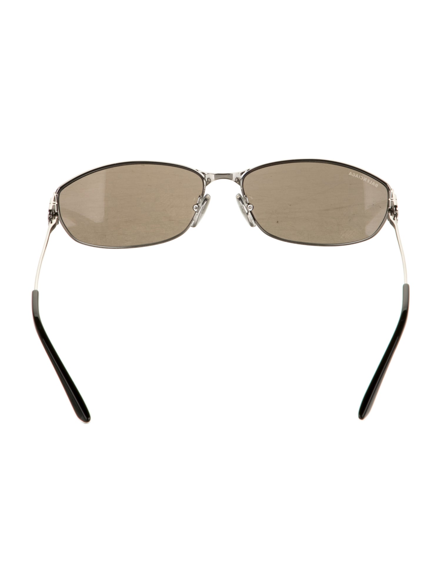 Balenciaga Square Mirrored Sunglasses w/ Tags