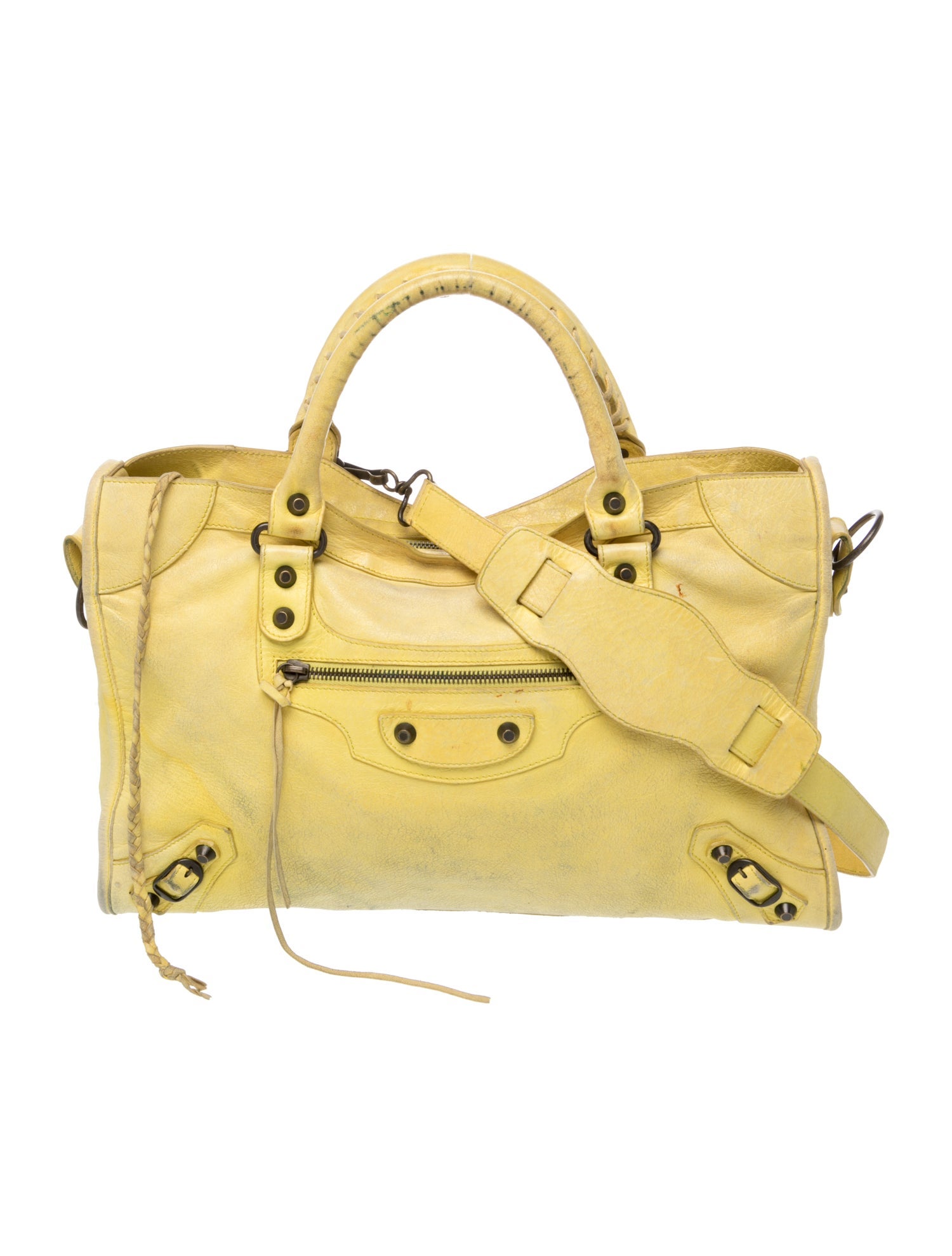 Balenciaga Leather Motocross Classic City