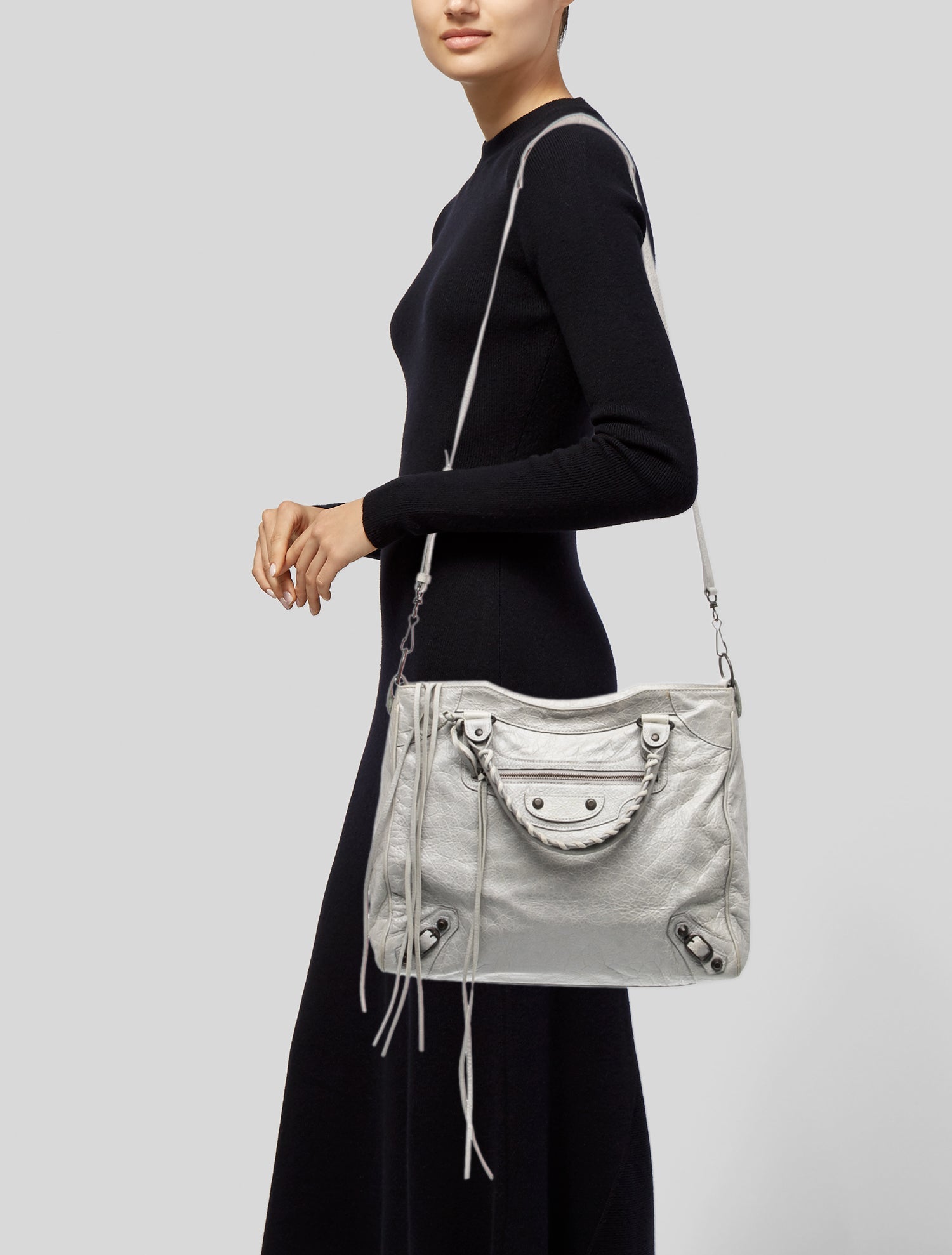 Balenciaga Leather Motocross Classic City