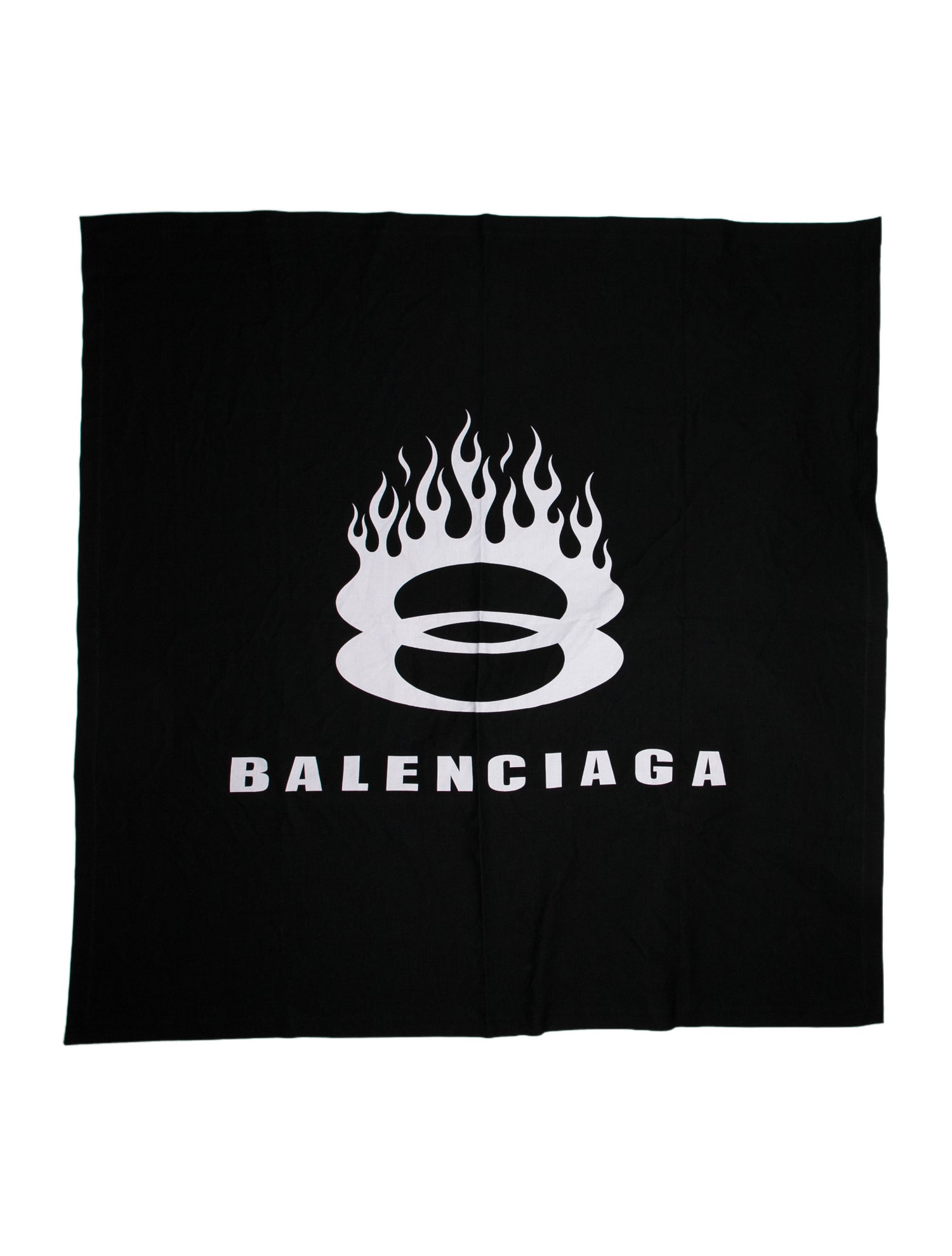 Balenciaga Burning Unity Denim Beach Blanket