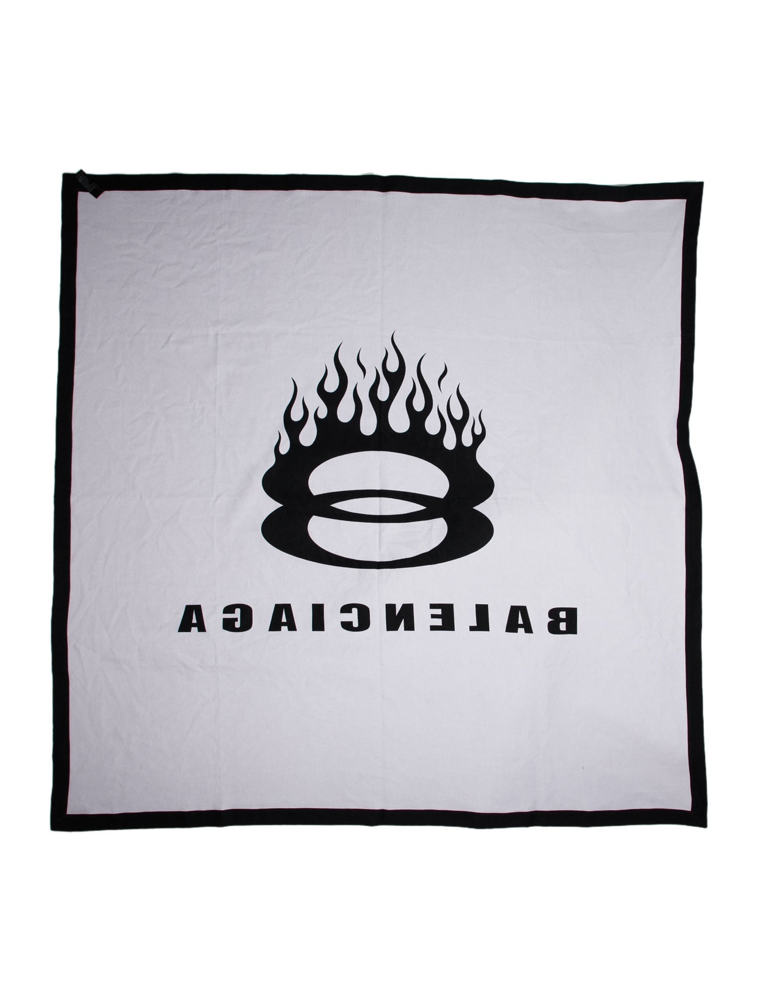 Balenciaga Burning Unity Denim Beach Blanket