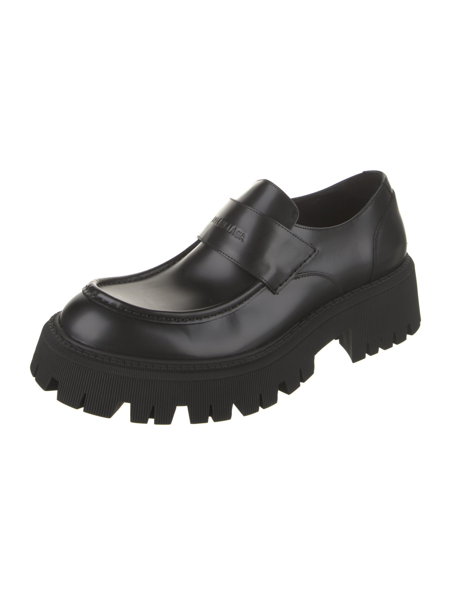 Balenciaga Patent Leather Loafers