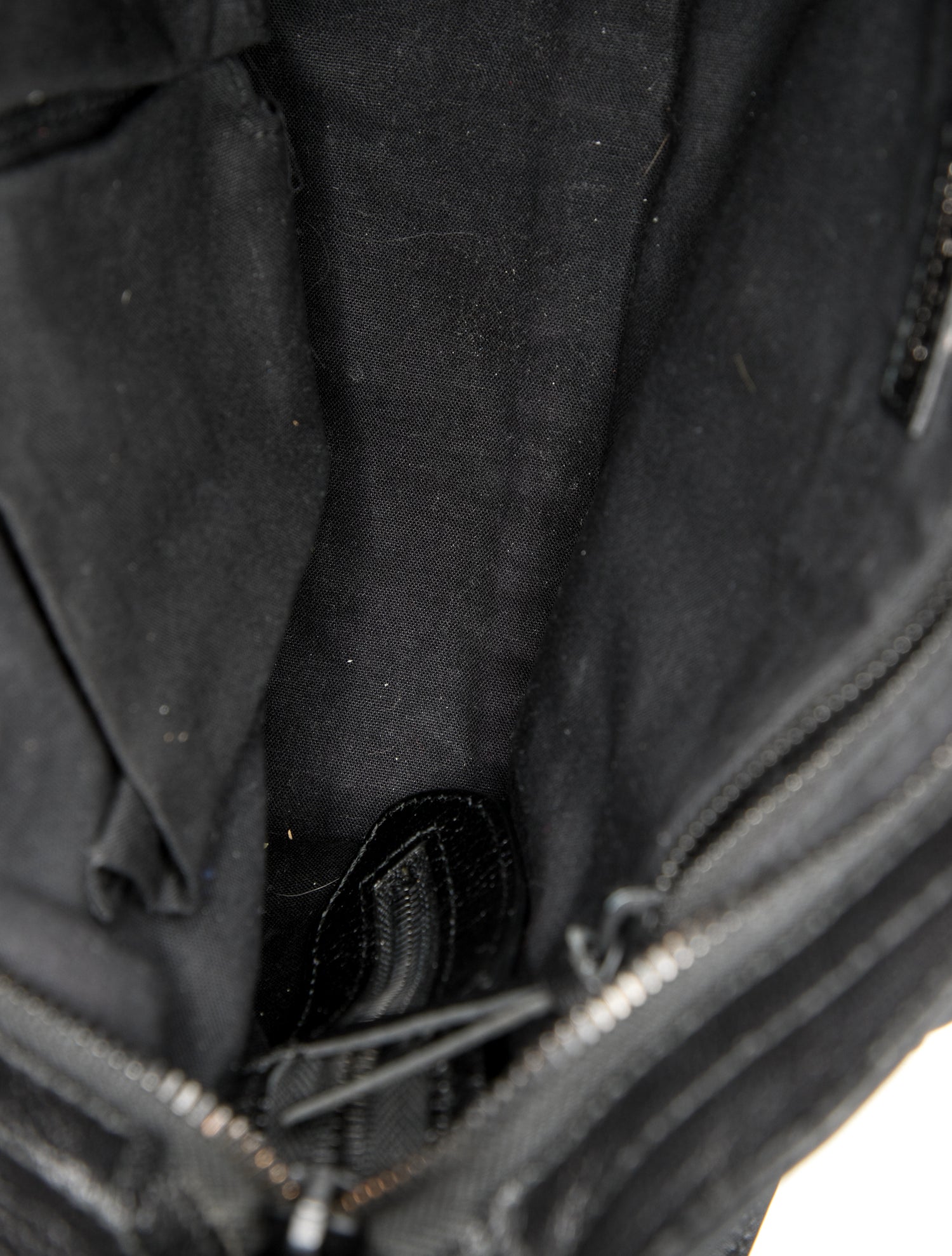 Balenciaga Leather Motocross City Metallic Edge Small - Black